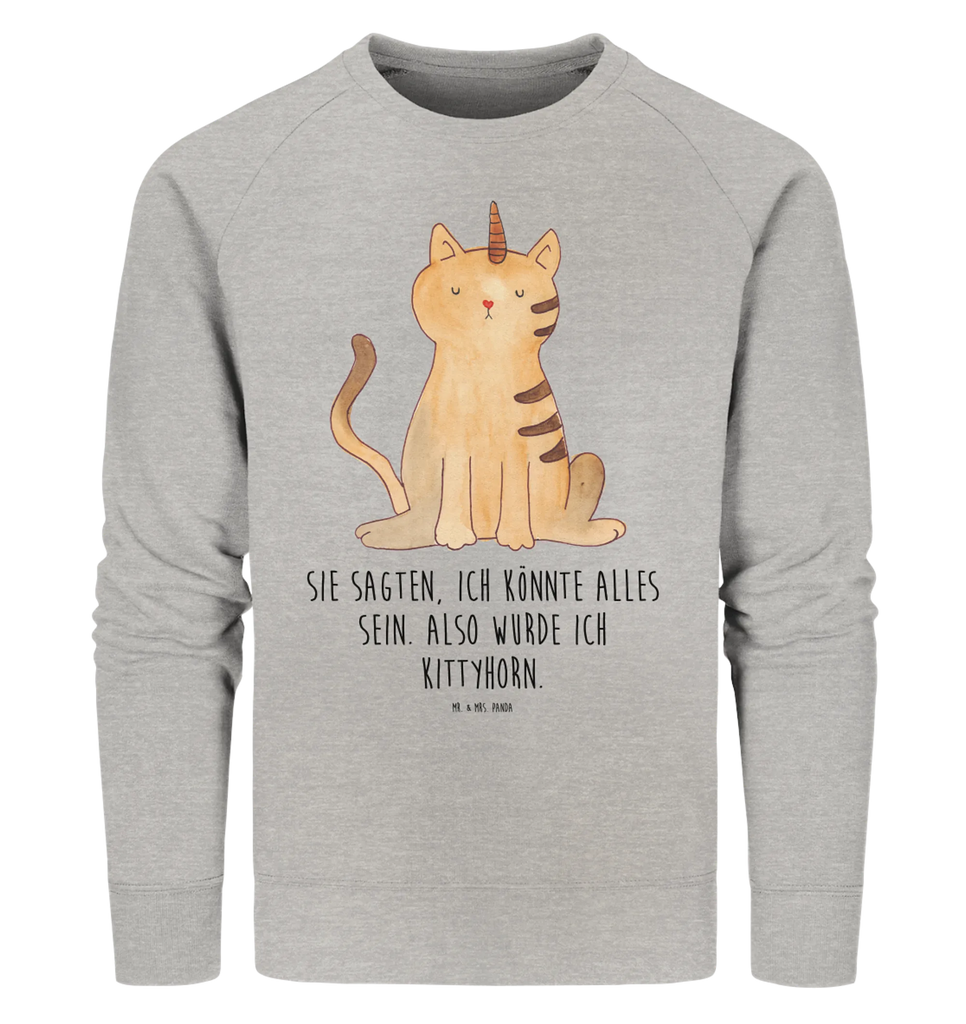 Organiczny Sweter jednorożec kot Pullover, Pullover Männer, Pullover Frauen, Sweatshirt, Sweatshirt Männer, Sweatshirt Frauen, Unisex, Einhorn, Einhörner, Einhorn Deko, Unicorn, Katzer, Mieze, Regenbogen, Glitzer, Einhornpower, Erwachsenwerden, Katze, Katzenhorn, Einhornkatze, Kittyhorn