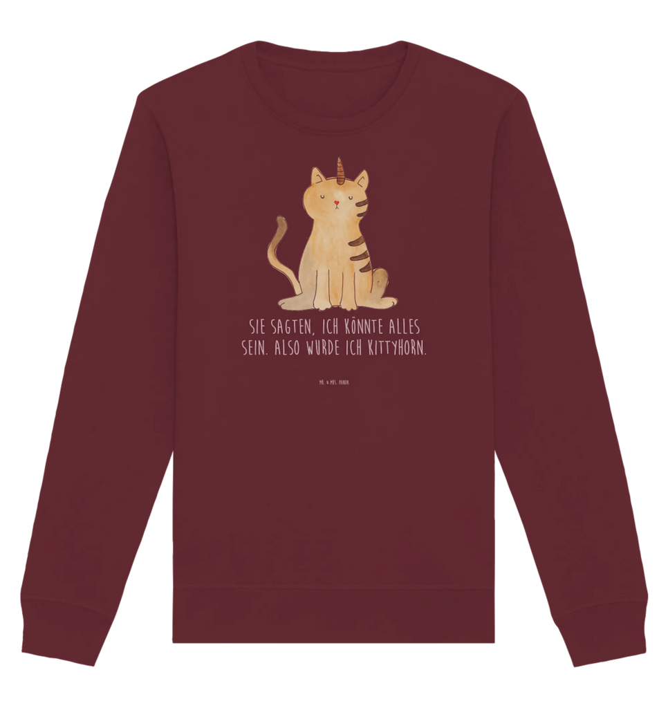 Organiczny Sweter jednorożec kot Pullover, Pullover Männer, Pullover Frauen, Sweatshirt, Sweatshirt Männer, Sweatshirt Frauen, Unisex, Einhorn, Einhörner, Einhorn Deko, Unicorn, Katzer, Mieze, Regenbogen, Glitzer, Einhornpower, Erwachsenwerden, Katze, Katzenhorn, Einhornkatze, Kittyhorn