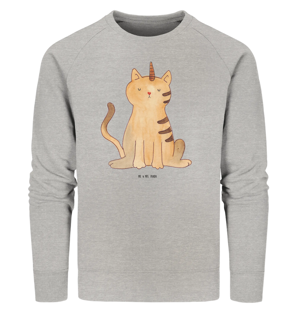 Organiczny Sweter jednorożec kot Pullover, Pullover Männer, Pullover Frauen, Sweatshirt, Sweatshirt Männer, Sweatshirt Frauen, Unisex, Einhorn, Einhörner, Einhorn Deko, Unicorn, Katzer, Mieze, Regenbogen, Glitzer, Einhornpower, Erwachsenwerden, Katze, Katzenhorn, Einhornkatze, Kittyhorn