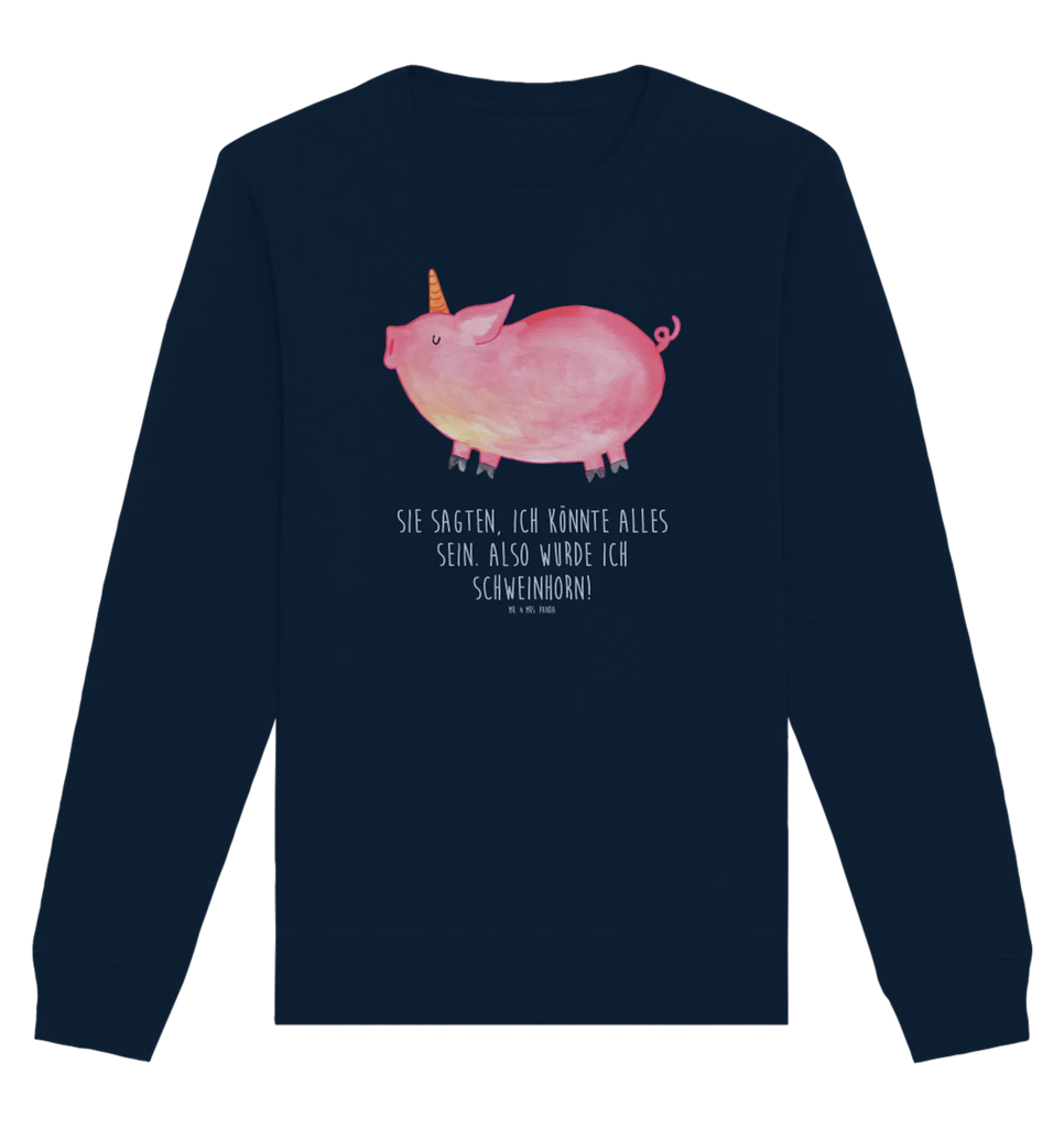 Organiczny Sweter jednorożec świnia Pullover, Pullover Männer, Pullover Frauen, Sweatshirt, Sweatshirt Männer, Sweatshirt Frauen, Unisex, Einhorn, Einhörner, Einhorn Deko, Unicorn, Party, Spaß, Schwein, Schweinhorn, Bauer, witzig. lustig, Spruch, geschenk, Pig, Piggy, funny, english, englisch