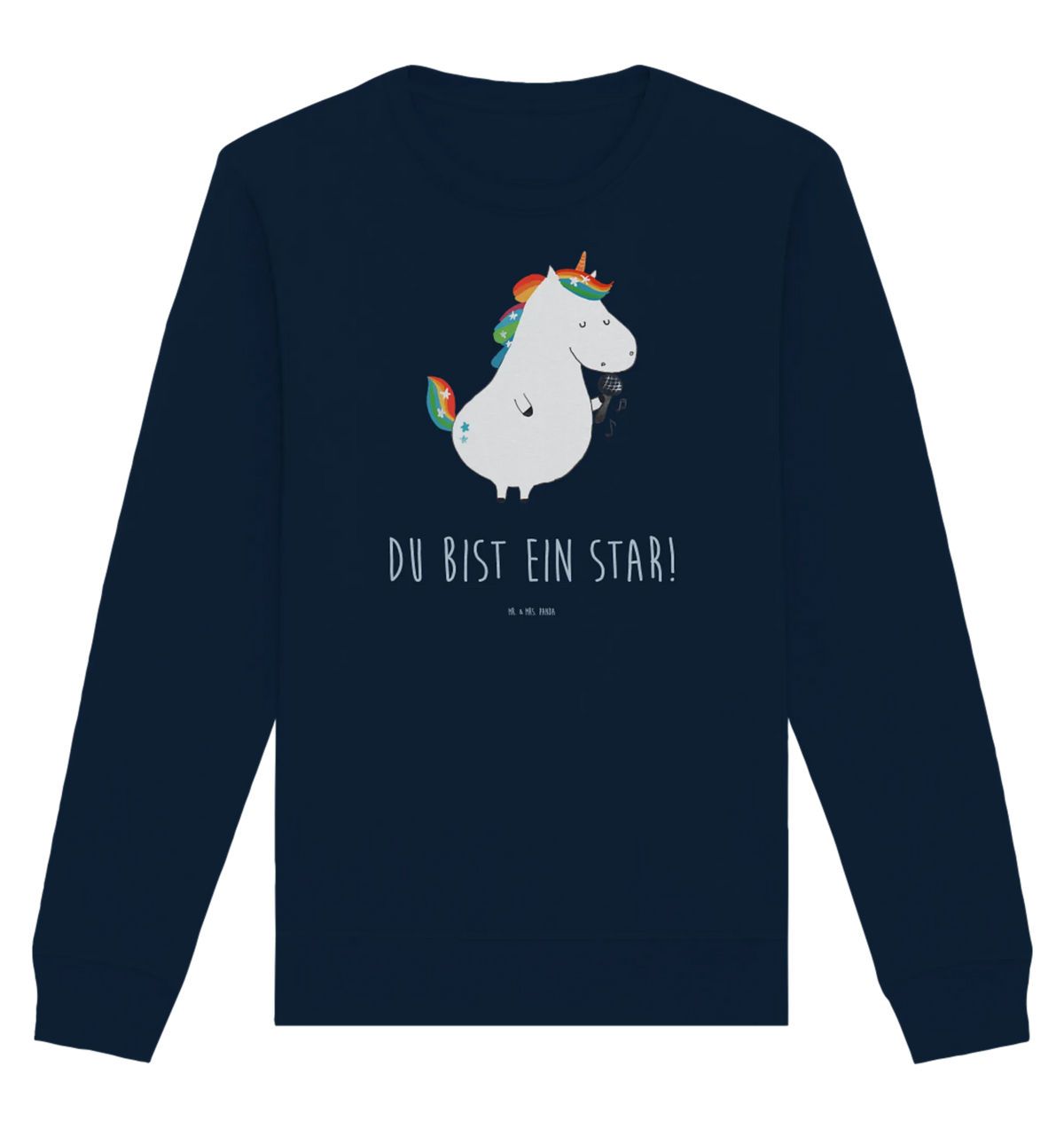 Organiczny Sweter jednorożec Śpiewak Pullover, Pullover Männer, Pullover Frauen, Sweatshirt, Sweatshirt Männer, Sweatshirt Frauen, Unisex, Einhorn, Einhörner, Einhorn Deko, Unicorn, Glitzer, Konfetti, Party, Geburtstag, Feier, Fest, Disco, Sängerin, Sänger, Freundin