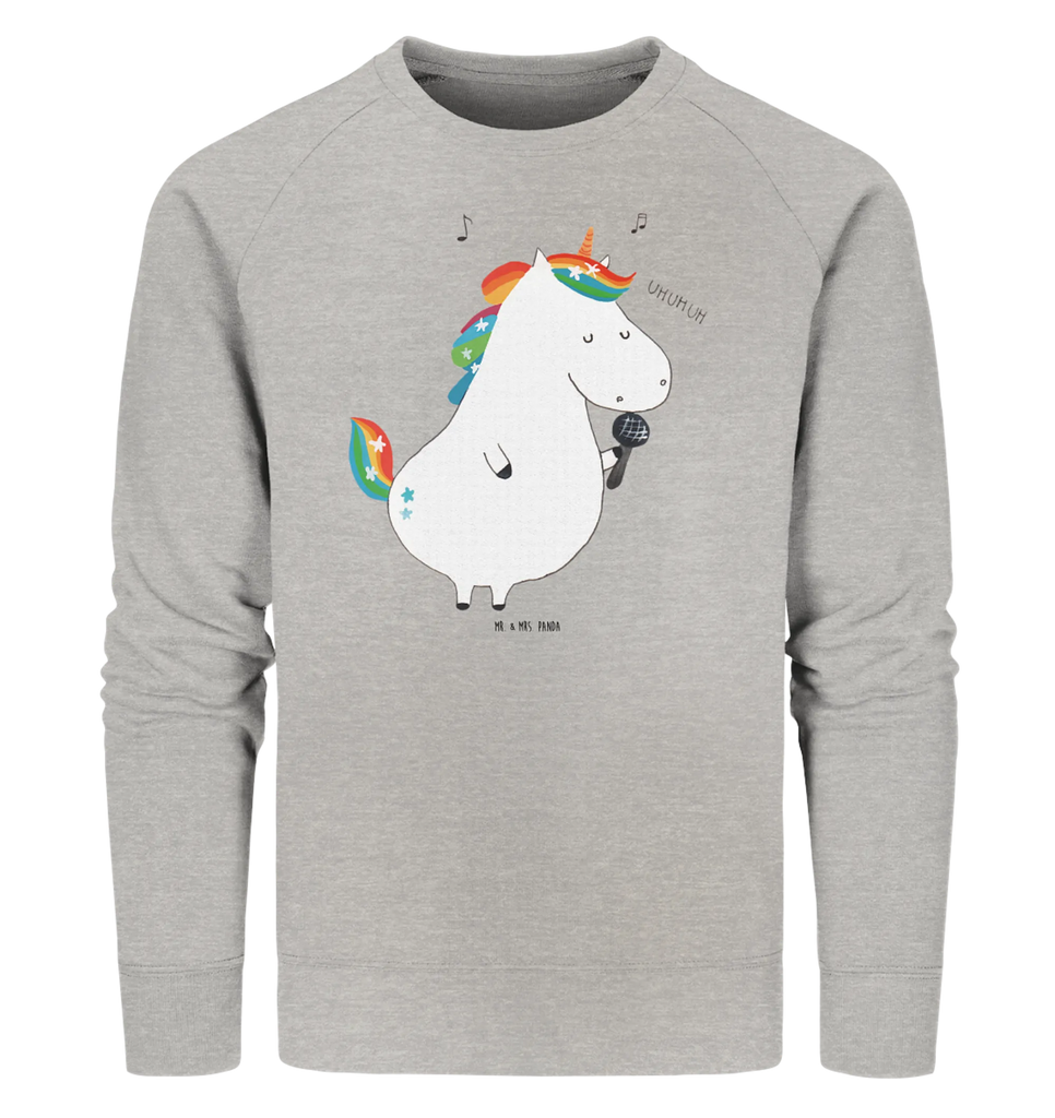 Organic Pullover unicorn Singer Pullover, Pullover Männer, Pullover Frauen, Sweatshirt, Sweatshirt Männer, Sweatshirt Frauen, Unisex, Einhorn, Einhörner, Einhorn Deko, Unicorn, Glitzer, Konfetti, Party, Geburtstag, Feier, Fest, Disco, Sängerin, Sänger, Freundin