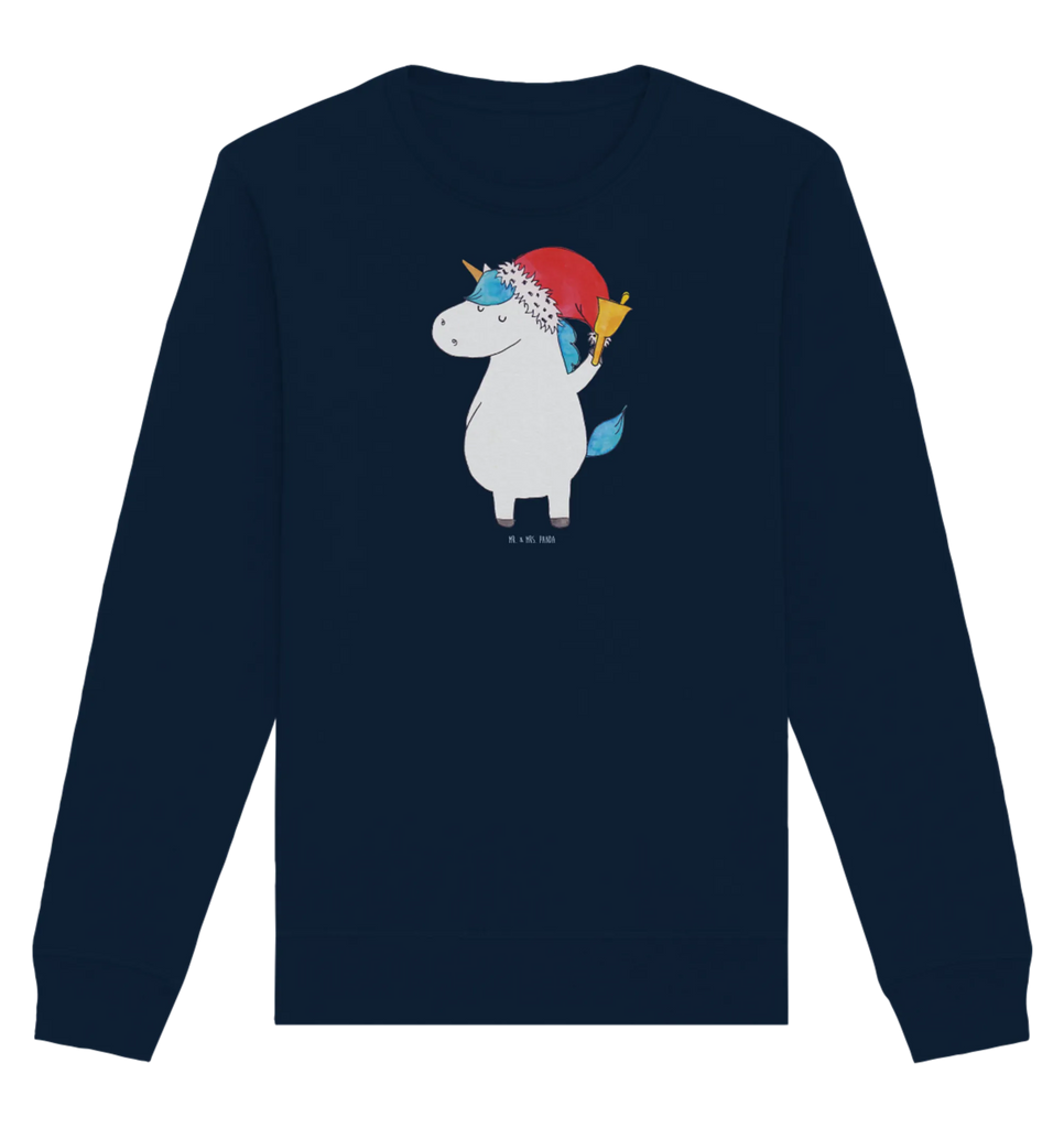 Organic Pullover unicorn Santa Claus Pullover, Pullover Männer, Pullover Frauen, Sweatshirt, Sweatshirt Männer, Sweatshirt Frauen, Unisex, Einhorn, Einhörner, Einhorn Deko, Unicorn, Gin, Schokolade, Schoki, Weihnachten, Weihnachtsmann, Nikolaus, Wunschzettel, Wunschliste, Feenstaub