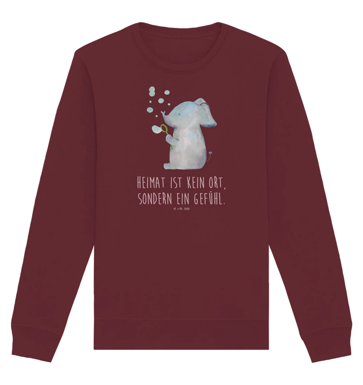 Baumwoll Pullover Elefant Seifenblasen Pullover, Pullover Männer, Pullover Frauen, Sweatshirt, Sweatshirt Männer, Sweatshirt Frauen, Unisex, Tiermotive, Gute Laune, lustige Sprüche, Tiere, Elefant, Elefanten, Dickhäuter, Rüsseltier, Seifenblasen, Liebe, Heimat, Gefühl. Daheim, Liebesbeweis, Liebesspruch