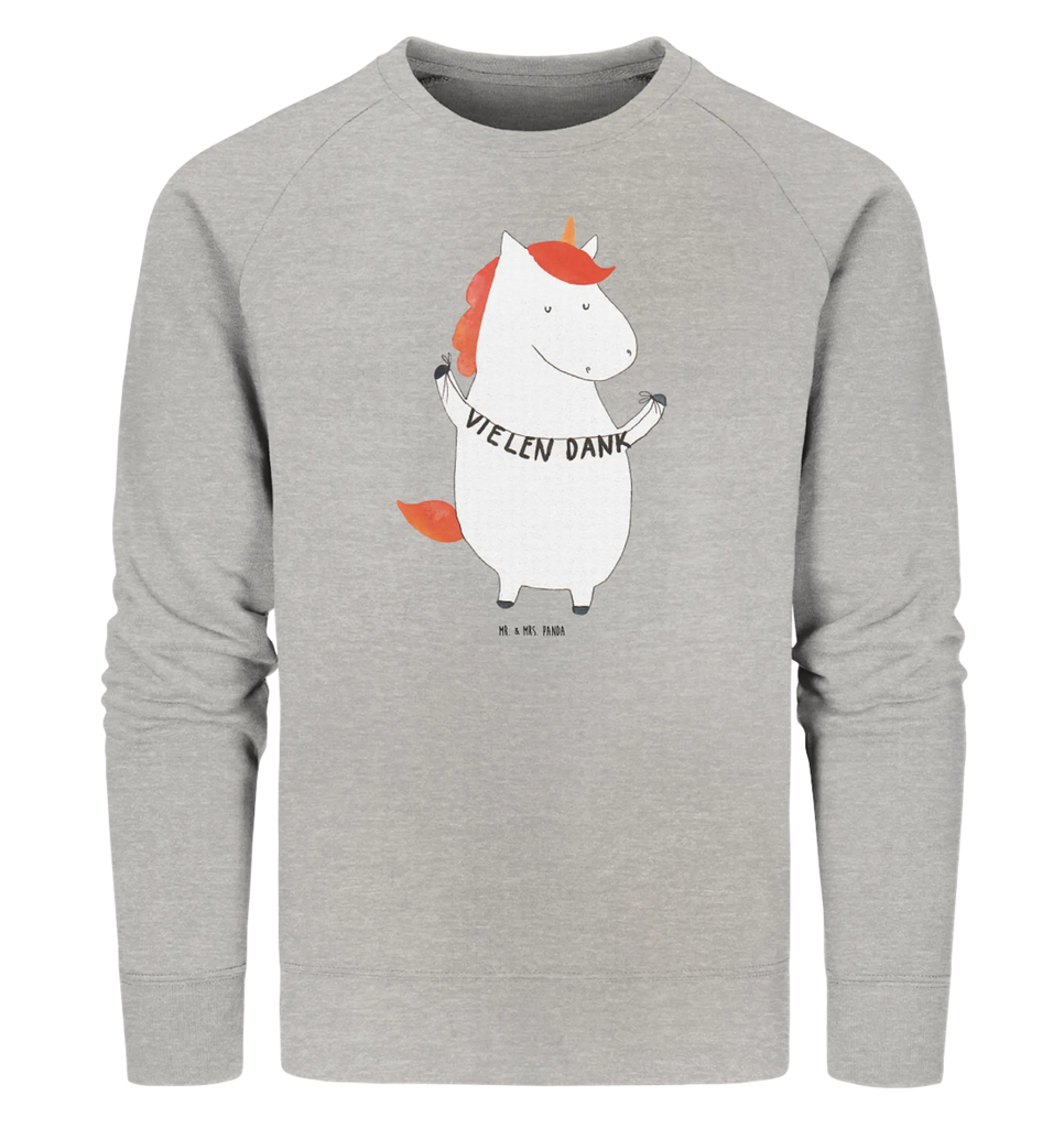 Organiczny Sweter Jednorożec Dziękuję Pullover, Pullover Männer, Pullover Frauen, Sweatshirt, Sweatshirt Männer, Sweatshirt Frauen, Unisex, Einhorn, Einhörner, Einhorn Deko, Unicorn, Danke, vielen Dank, Dankeschön, Danksagung