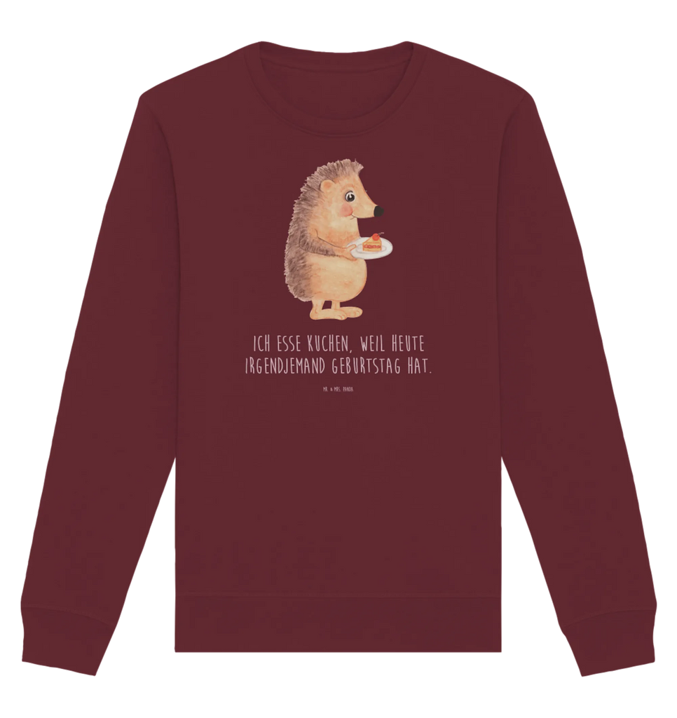 Organic Pullover Hedgehog piece of cake Pullover, Pullover Männer, Pullover Frauen, Sweatshirt, Sweatshirt Männer, Sweatshirt Frauen, Unisex, Tiermotive, Gute Laune, lustige Sprüche, Tiere, Igel, Essen Spruch, Kuchen, Backen Geschenk, Kuchen backen, Einladung Party, Geburtstagskuchen, Torte