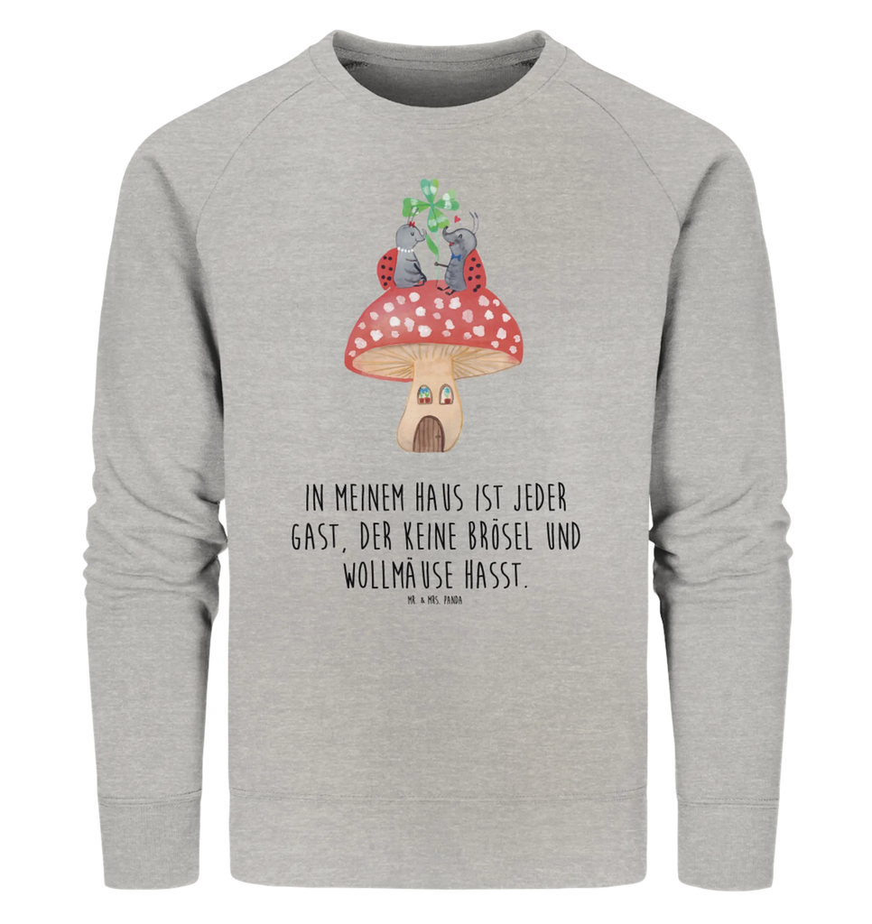 Organic Pullover ladybug toadstool Pullover, Pullover Männer, Pullover Frauen, Sweatshirt, Sweatshirt Männer, Sweatshirt Frauen, Unisex, Tiermotive, Gute Laune, lustige Sprüche, Tiere, Haus, Wohnung, zuhause, Fliegenpilz, Marienkäfer, Fleigenpilzhaus