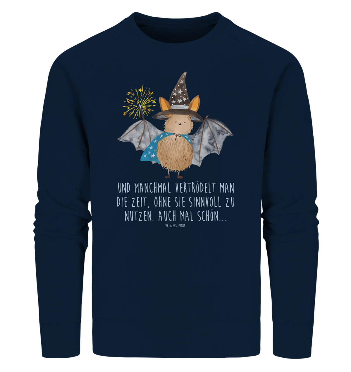 Organic Pullover bat wizard Pullover, Pullover Männer, Pullover Frauen, Sweatshirt, Sweatshirt Männer, Sweatshirt Frauen, Unisex, Tiermotive, Gute Laune, lustige Sprüche, Tiere, Fledermaus, Fledermäuse, Zauberer, Magier, Frauen, reinsteigern