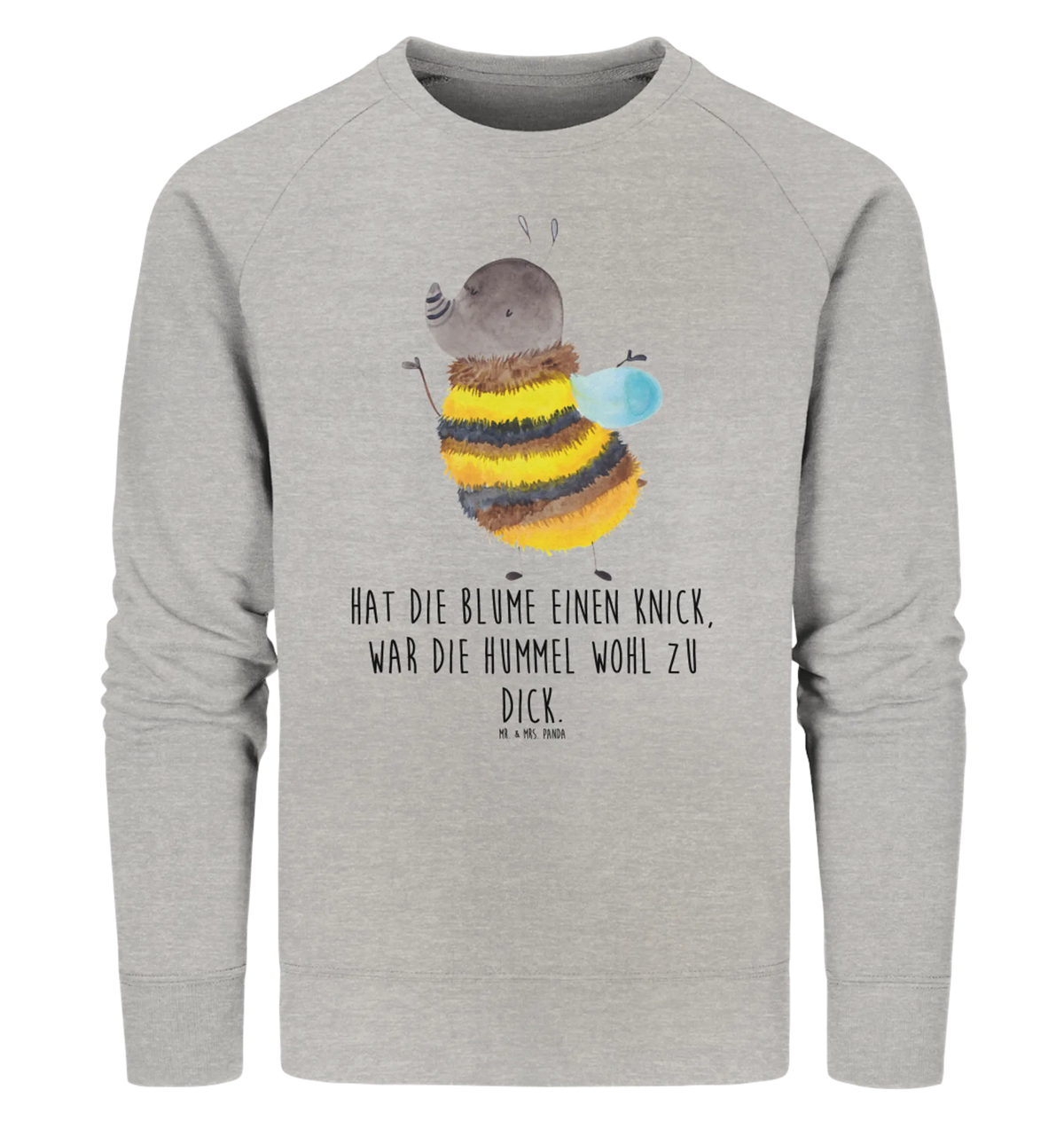 Organic Pullover bumblebee fluffy Pullover, Pullover Männer, Pullover Frauen, Sweatshirt, Sweatshirt Männer, Sweatshirt Frauen, Unisex, Tiermotive, Gute Laune, lustige Sprüche, Tiere, Hummel, Flauschig, Biene, Blume, Natur