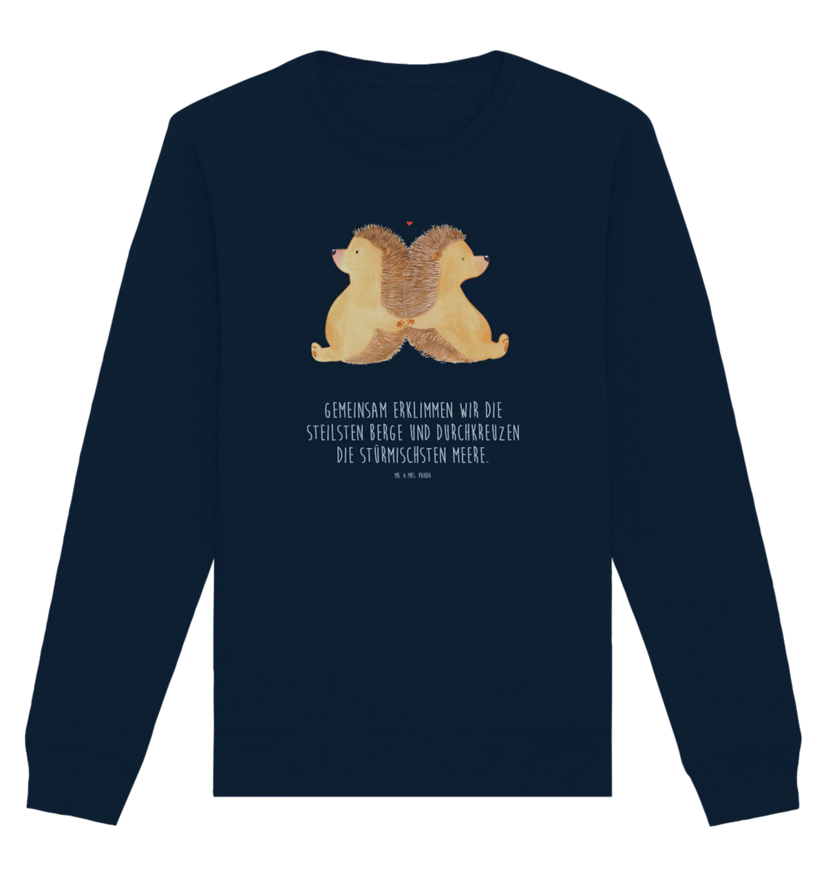 Baumwoll Pullover Igel händchenhaltend Pullover, Pullover Männer, Pullover Frauen, Sweatshirt, Sweatshirt Männer, Sweatshirt Frauen, Unisex, Liebe, Partner, Freund, Freundin, Ehemann, Ehefrau, Heiraten, Verlobung, Heiratsantrag, Liebesgeschenk, Jahrestag, Hocheitstag, Igel, Igelliebe, Hand in Hand, Liebesbeweis, große Liebe, Liebesbotschaft, Hochzeit, Lieblingsmensch, Gemeinsamkeit, Love, Geschenk für zwei