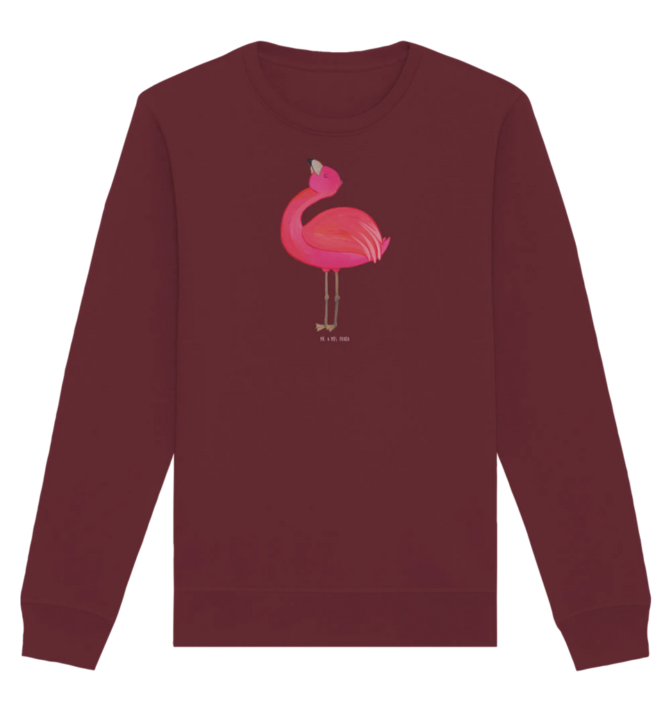 Organic Pullover flamingo Proud Pullover, Pullover Männer, Pullover Frauen, Sweatshirt, Sweatshirt Männer, Sweatshirt Frauen, Unisex, Flamingo, stolz, Freude, Selbstliebe, Selbstakzeptanz, Freundin, beste Freundin, Tochter, Mama, Schwester