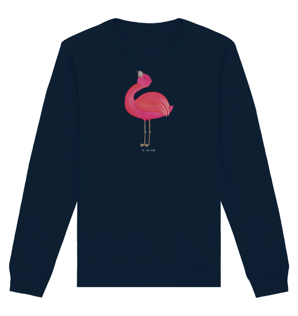 Organic Pullover flamingo Proud Pullover, Pullover Männer, Pullover Frauen, Sweatshirt, Sweatshirt Männer, Sweatshirt Frauen, Unisex, Flamingo, stolz, Freude, Selbstliebe, Selbstakzeptanz, Freundin, beste Freundin, Tochter, Mama, Schwester