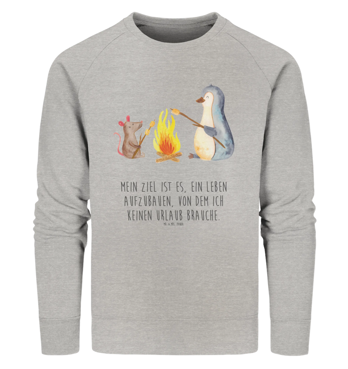 Organic Pullover Penguin campfire Pullover, Pullover Männer, Pullover Frauen, Sweatshirt, Sweatshirt Männer, Sweatshirt Frauen, Unisex, Pinguin, Maus, Pinguine, Lagerfeuer, Leben, Arbeit, Job, Motivation, Büro, Büroalltag, Lebensspruch, Lebensmotivation, Neustart, Liebe, grillen, Feuer, Marshmallows