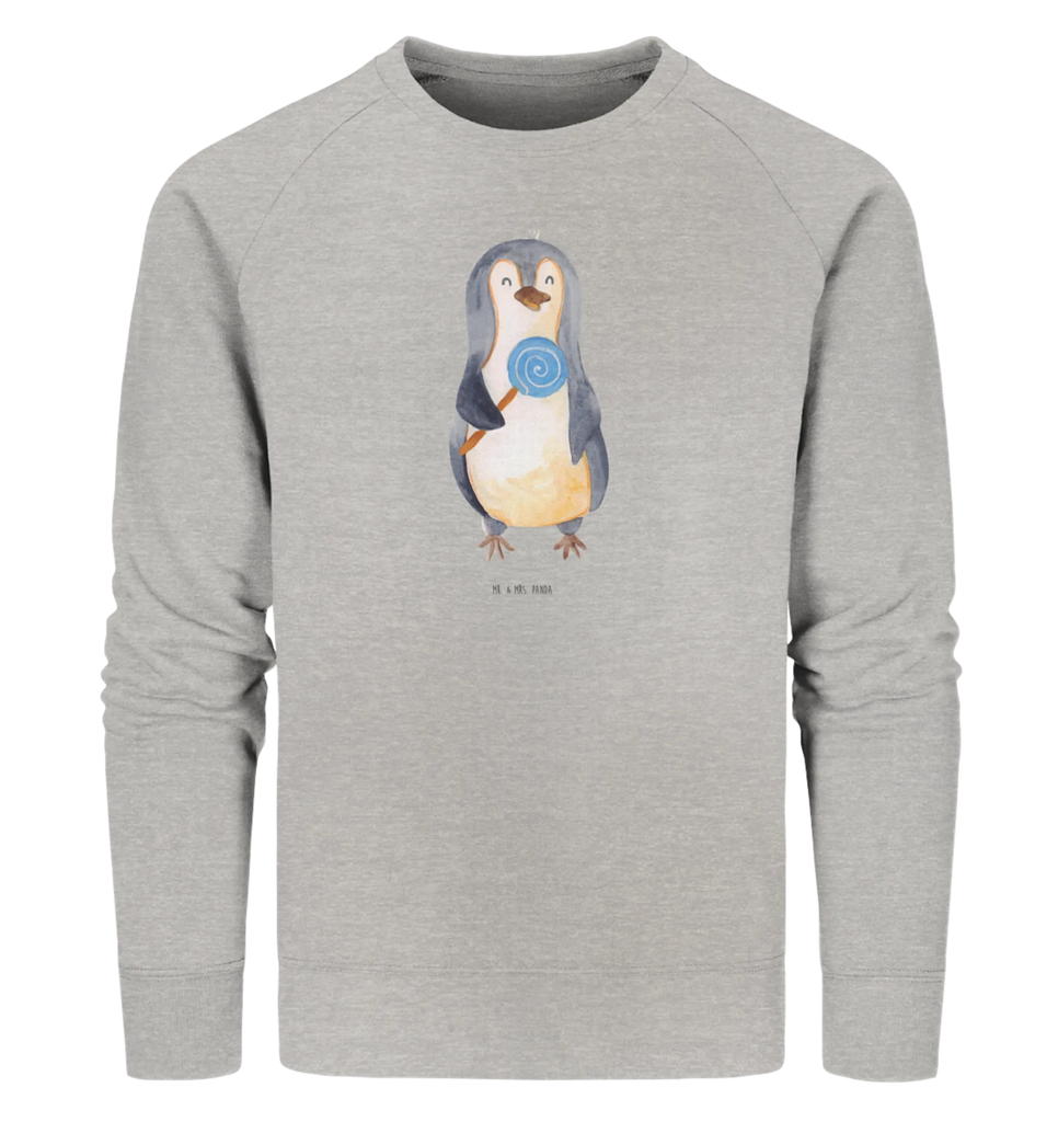 Organic Pullover Penguin lollipop Pullover, Pullover Männer, Pullover Frauen, Sweatshirt, Sweatshirt Männer, Sweatshirt Frauen, Unisex, Pinguin, Pinguine, Lolli, Süßigkeiten, Blödsinn, Spruch, Rebell, Gauner, Ganove, Rabauke