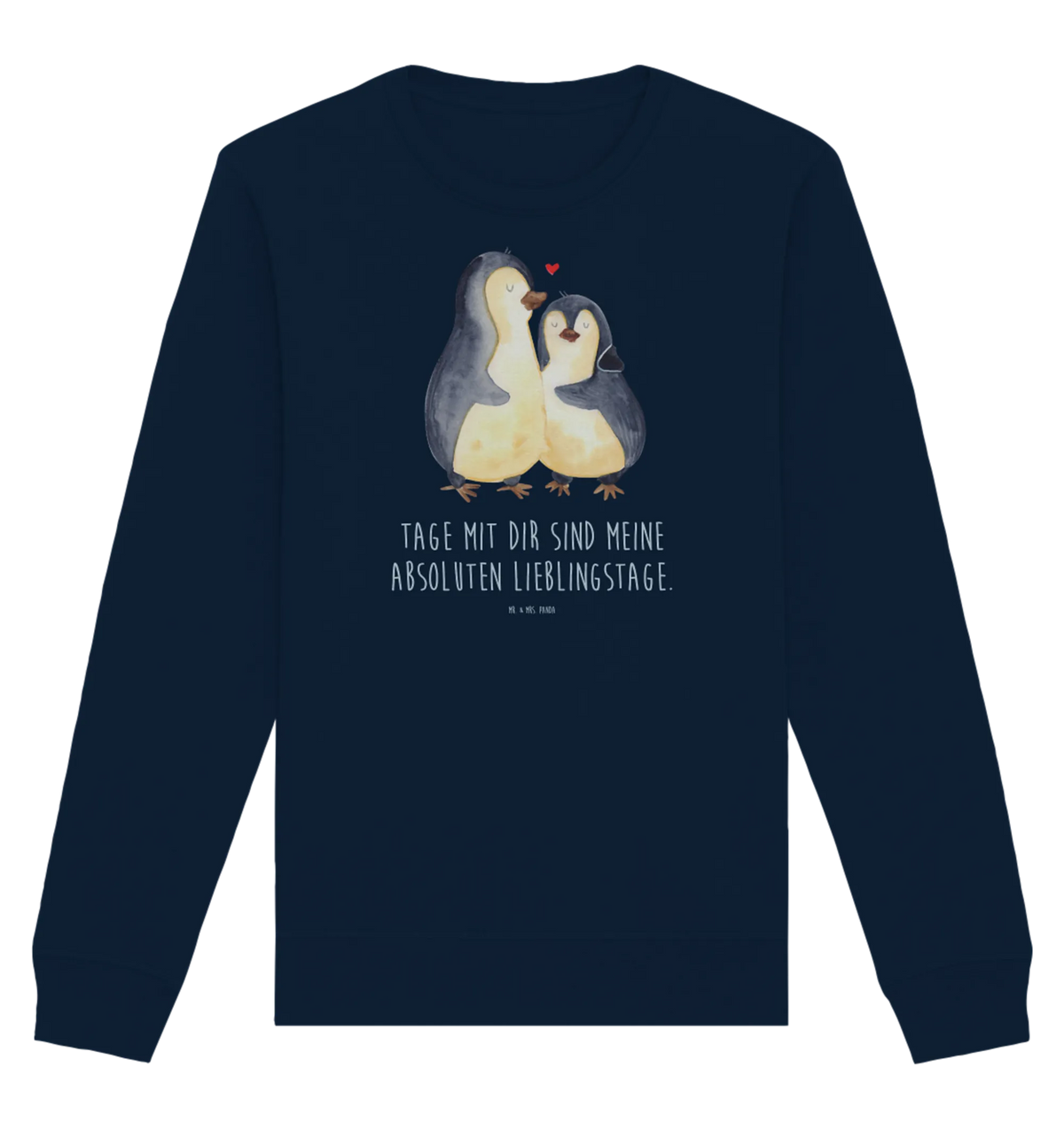 Organic Pullover Penguin embrace North Pole, Penguins, wedding day, wedding, lovers, anniversary, love gift, proof of love, wedding gift