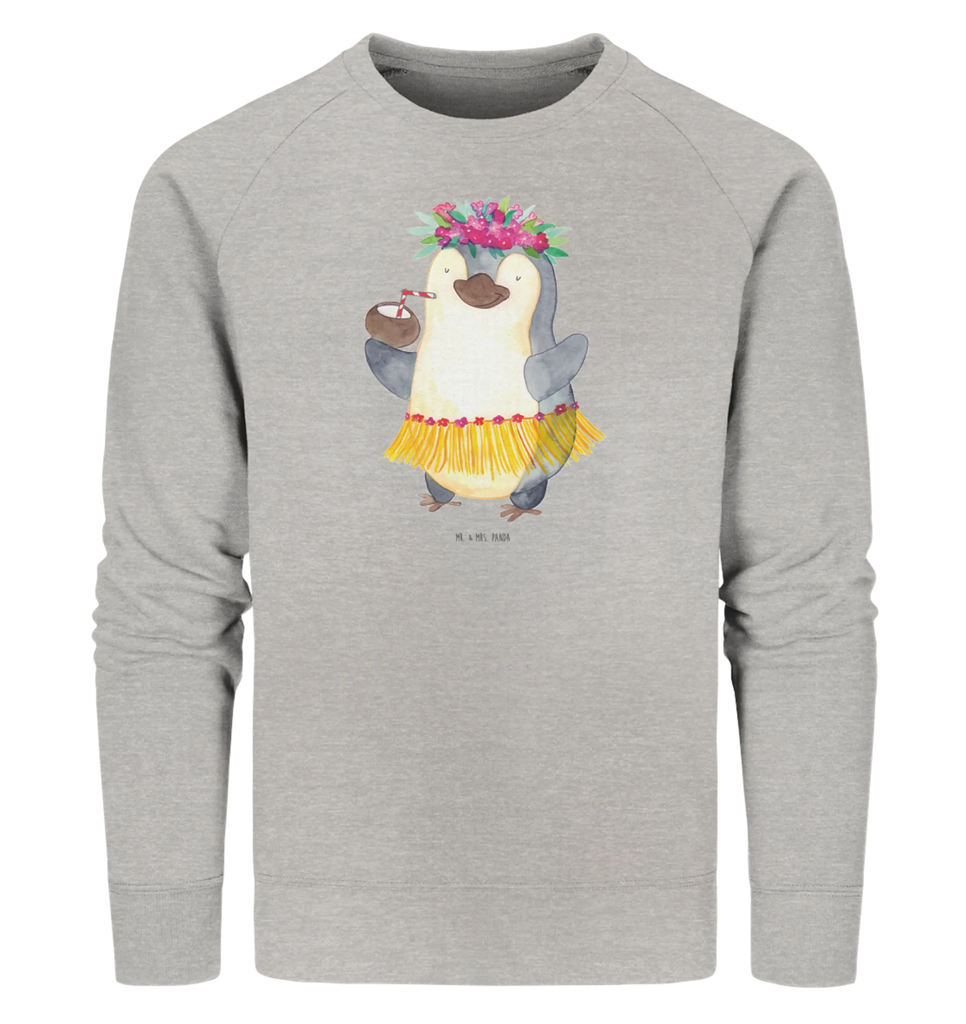 Organic Pullover Penguin coconut Pullover, Pullover Männer, Pullover Frauen, Sweatshirt, Sweatshirt Männer, Sweatshirt Frauen, Unisex, Pinguin, Aloha, Hawaii, Urlaub, Kokosnuss, Pinguine