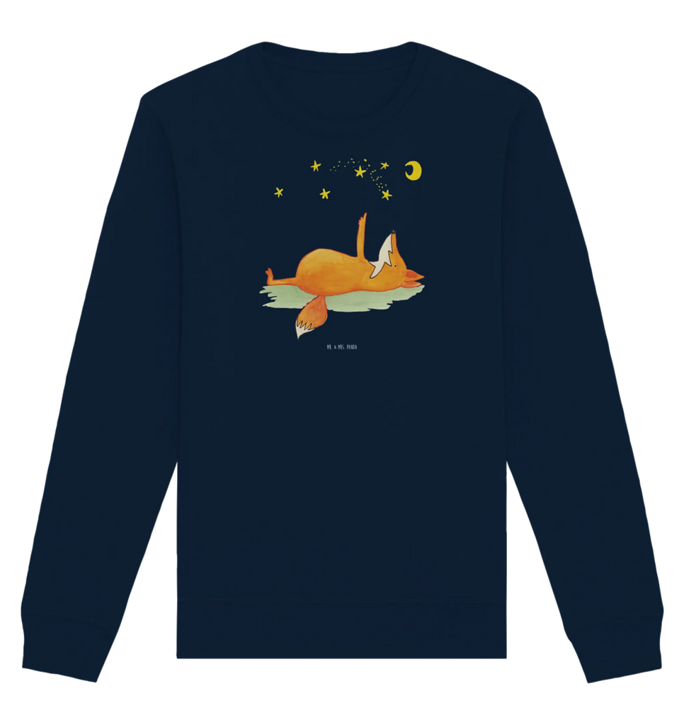 Organic Pullover Fox Stars Pullover, Pullover Männer, Pullover Frauen, Sweatshirt, Sweatshirt Männer, Sweatshirt Frauen, Unisex, Fuchs, Füchse, tröstende Worte, Spruch positiv, Spruch schön, Romantik, Always Look on the Bright Side of Life
