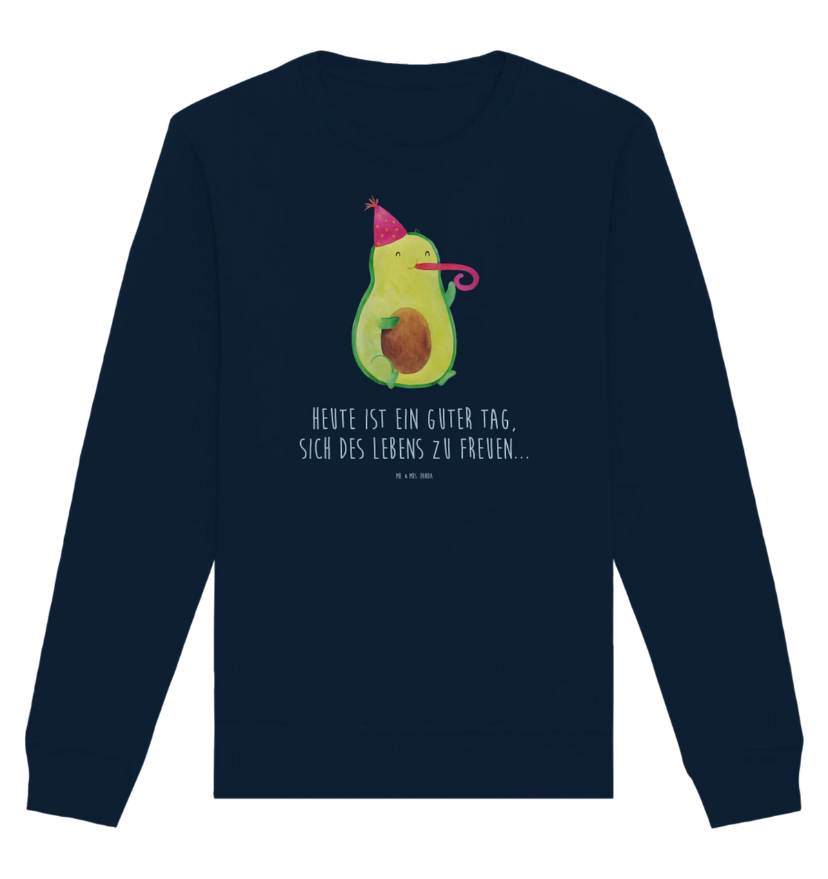 Organic Pullover avocado Celebration Pullover, Pullover Männer, Pullover Frauen, Sweatshirt, Sweatshirt Männer, Sweatshirt Frauen, Unisex, Avocado, Veggie, Vegan, Gesund, Party, Feierlichkeit, Feier, Fete, Geburtstag, Gute Laune, Tröte