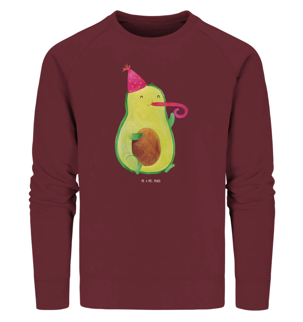 Organic Pullover avocado Celebration Pullover, Pullover Männer, Pullover Frauen, Sweatshirt, Sweatshirt Männer, Sweatshirt Frauen, Unisex, Avocado, Veggie, Vegan, Gesund, Party, Feierlichkeit, Feier, Fete, Geburtstag, Gute Laune, Tröte