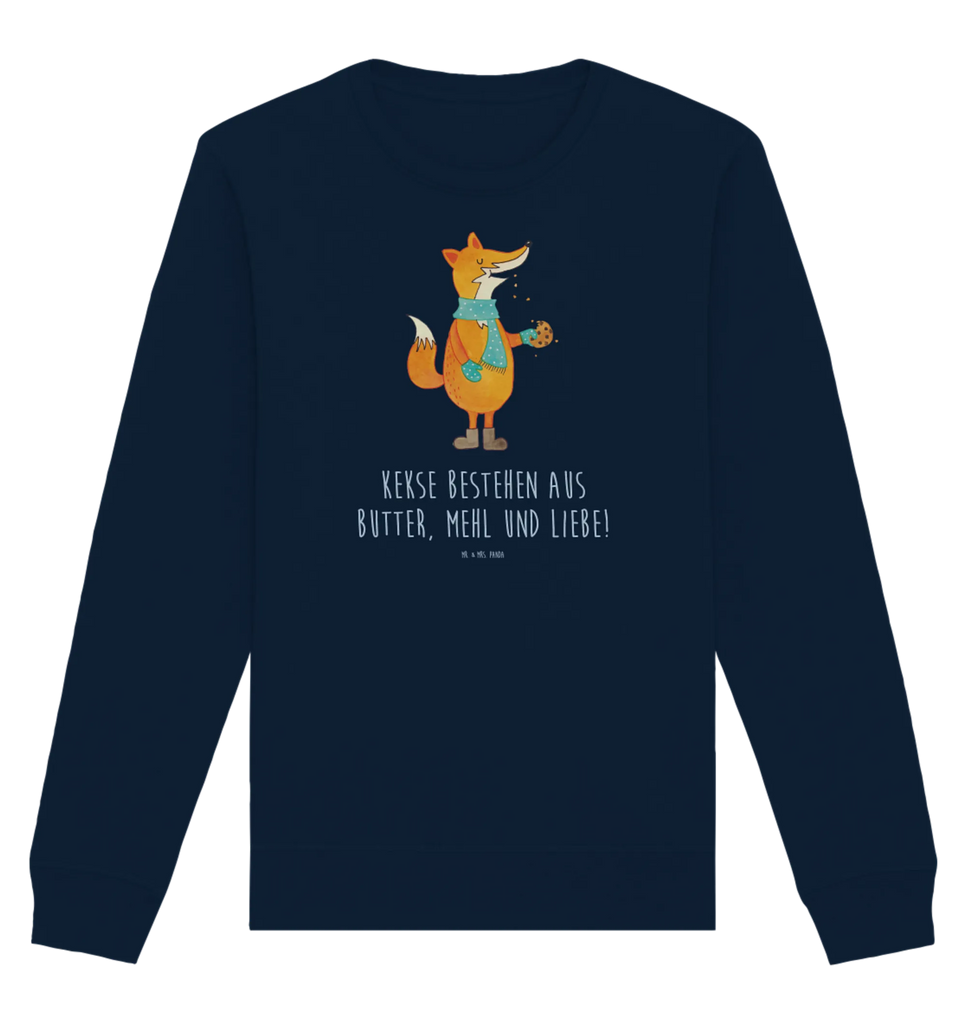 Organic Pullover Fox biscuit Pullover, Pullover Männer, Pullover Frauen, Sweatshirt, Sweatshirt Männer, Sweatshirt Frauen, Unisex, Fuchs, Füchse, Backen Spruch, Kekse, Winter, Weihnachtszeit, Plätzchen, Liebe, Küche Deko