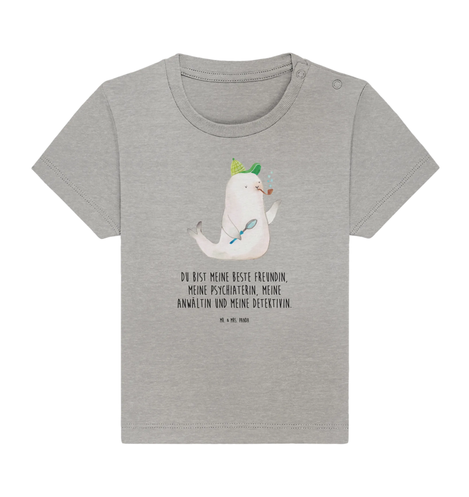 Organiczna koszulka dla niemowląt foka Sherlock Baby Shirt Klassisch, Baby Langarmshirt, Baby Shirt Grau, Baby T-Shirt, Baby Shirt Mit Spruch, Baby Oberteil, Baby Kurzarmshirt, Baby Shirt Alltag, Baby Shirt Mit Motiv, Baby Shirt Mädchen, Baby Sweatshirt, Baby Hemd, Baby Jerseyshirt, Baby Shirt Junge, Baby Shirt Weiß, Baby Top, Baby Shirt Unisex, Baby Baumwollshirt, Baby Shirt Geschenk, Baby Shirt Modern, Lustiges Baby Shirt, Baby Shirt Neutral, Baby Shirt Erstausstattung, Süßes Baby Shirt, Baby Shirt Pastell, Baby Shirt Mit Aufdruck, Baby Bio Shirt, Baby Shirt, Baby Shirt Zur Geburt, Baby Pullover, Baby Shirt Gestreift, Baby Shirt Bunt, Gute Laune, Tiermotive, Tiere, Lustige Sprüche