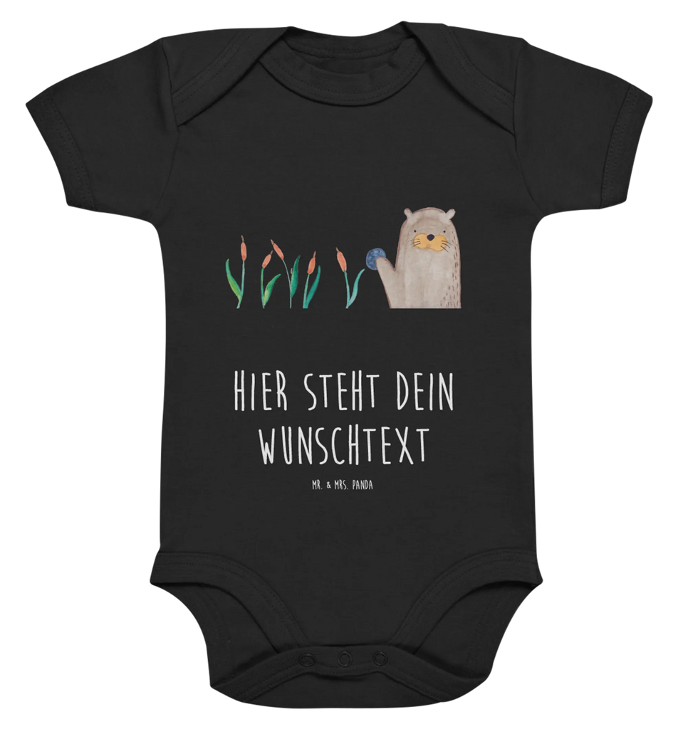 Personalized Baby Bodysuit otter Stone otter, marten, sea otter, European otter, water mammal, aquatic animal, baby otter, predator, water, otter gifts, animal lover, gift ideas for animal lovers, animal, mammal, water animal, gifts for people in love, Otter Sea Otter Lake Otter