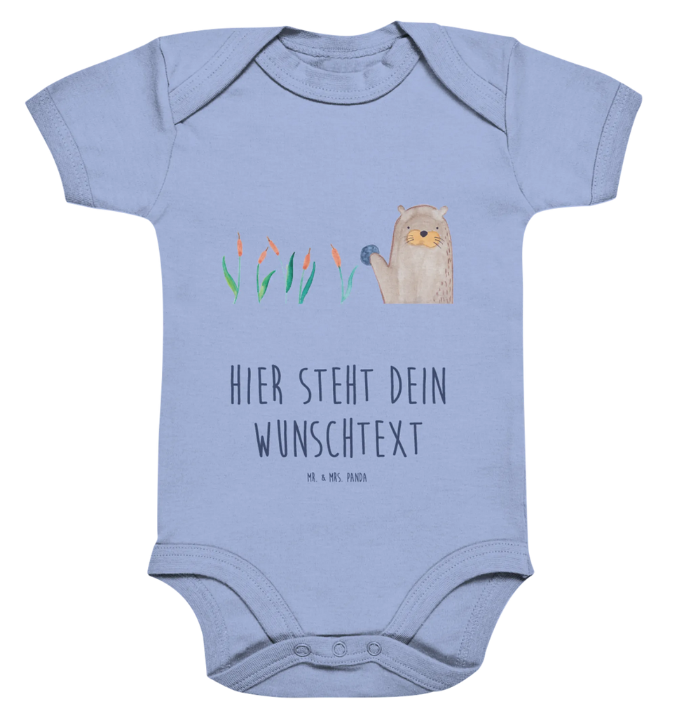 Personalized Baby Bodysuit otter Stone otter, marten, sea otter, European otter, water mammal, aquatic animal, baby otter, predator, water, otter gifts, animal lover, gift ideas for animal lovers, animal, mammal, water animal, gifts for people in love, Otter Sea Otter Lake Otter