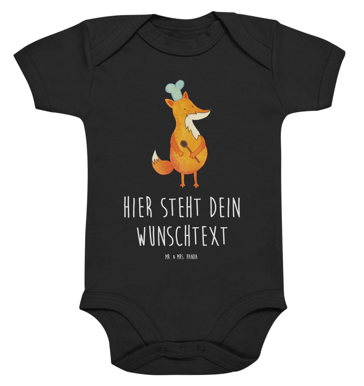 Personalized Baby Bodysuit Fox A cook clever as a fox, forest wildlife, foxes, animal lover, Cook gift, Kitchen slogan, Kitchen decoration, Chefs, Slogan funny, Baker, Party slogan