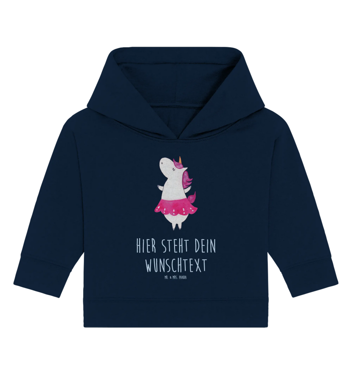 Personalisierter Baby Hoodie Einhorn Ballerina Babyhoodie Wunschtext, Personalisierter Baby Hoodie, Baby Hoodie mit Namen, Einhörner, Einhorn Deko, Unicorn, Einhorn, Ballerina, Tanzen, Party, Spaß, Lebensfreude, Tänzerin, Wohnung, Lebenslust, Feiern, Geburtstag