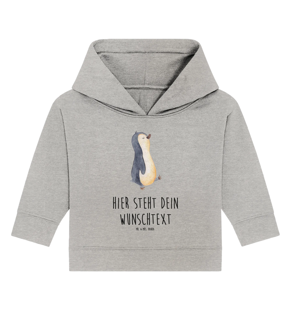 Spersonalizowana bluza z kapturem dla niemowląt Pingwin maszerować Personalisierter Baby Hoodie, Baby Hoodie mit Namen, Babyhoodie Wunschtext, Pinguin, Bruder, Frühaufsteher, Familie, Pinguine, Schwester, Langschläfer