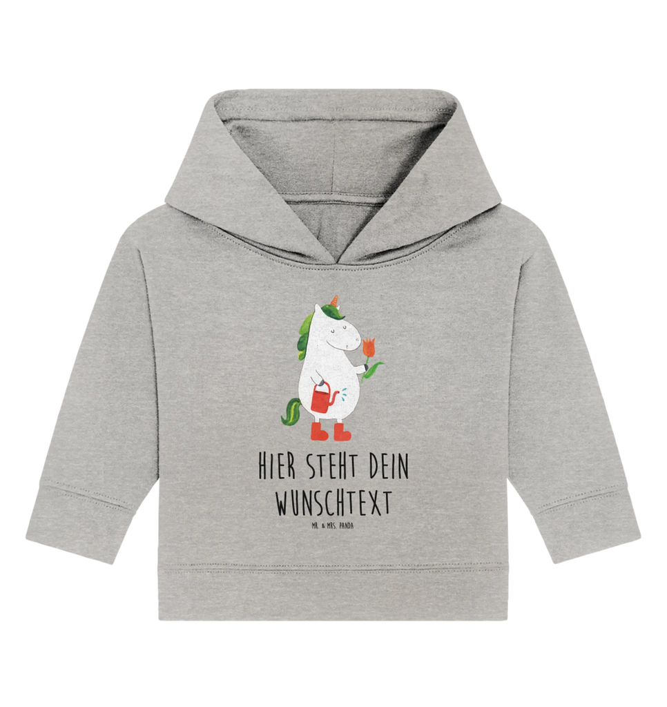 Spersonalizowana bluza z kapturem dla niemowląt jednorożec ogrodnik Baby Hoodie mit Namen, Babyhoodie Wunschtext, Personalisierter Baby Hoodie, Unicorn, Einhorn, Einhörner, Einhorn Deko, Garten, Blume, Giesskanne, Stiefel, Lebenslust, Freude, Gießkanne, Luftballon, Freundin