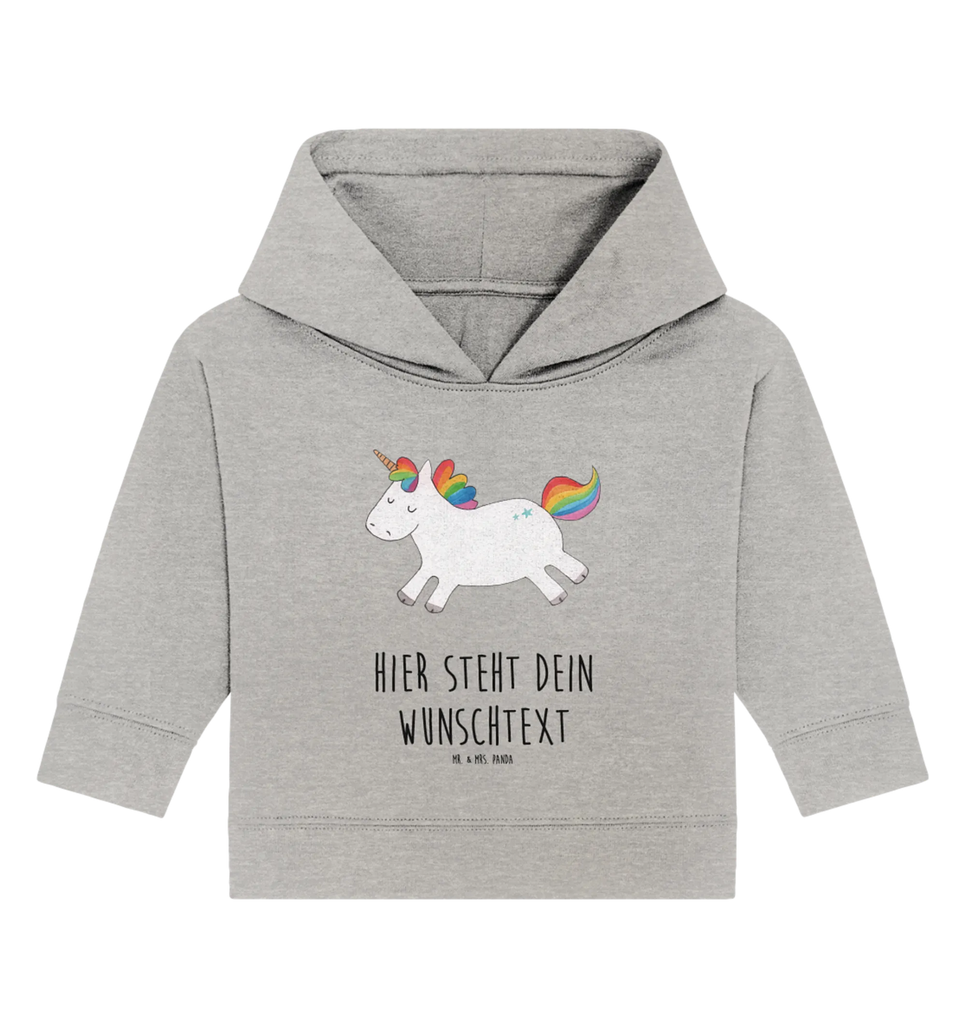 Spersonalizowana bluza z kapturem dla niemowląt Jednorożec Szczęśliwy Personalisierter Baby Hoodie, Baby Hoodie mit Namen, Babyhoodie Wunschtext, Unicorn, Einhorn, Einhörner, Einhorn Deko, Lebensfreude, Spaß, Spannend, Fröhlich, glücklich, Lächeln, Witzig, Freude, Lachen