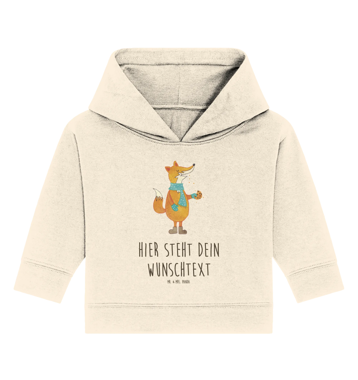 Personalisierter Baby Hoodie Fuchs Keks Personalisierter Baby Hoodie, Baby Hoodie mit Namen, Babyhoodie Wunschtext, Fuchs, Weihnachtszeit, Füchse, Kekse, Plätzchen, Küche Deko, Liebe, Winter, Backen Spruch