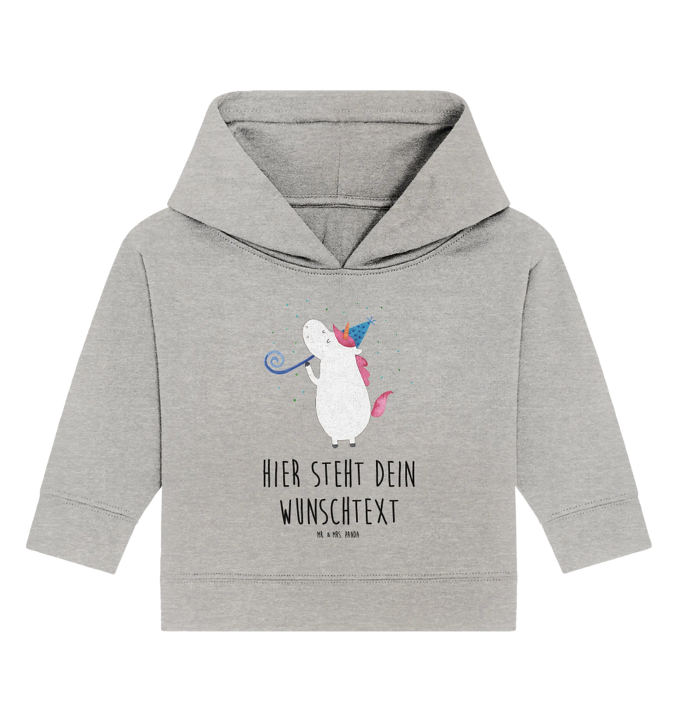 Spersonalizowana bluza z kapturem dla niemowląt Jednorożec Impreza Personalisierter Baby Hoodie, Baby Hoodie mit Namen, Babyhoodie Wunschtext, Unicorn, Einhorn, Einhörner, Einhorn Deko, Alkohol, Disco, Party, Feier, Club, Fest, Glitzer, Konfetti, Geburtstag