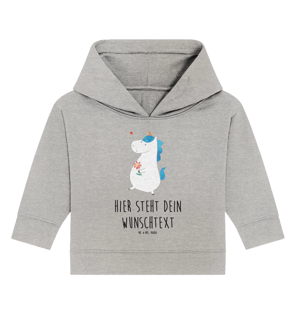 Spersonalizowana bluza z kapturem dla niemowląt Jednorożec spacer Baby Hoodie mit Namen, Personalisierter Baby Hoodie, Babyhoodie Wunschtext, Einhorn, Unicorn, Einhörner, Einhorn Deko, Blumen, Freundin, Mutter, Gute Laune, Glitzer, Motivation, Freude, Schwester, Spaziergang