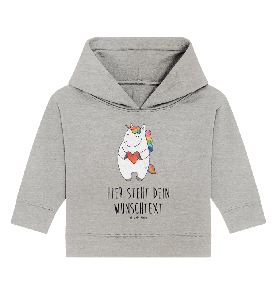 Spersonalizowana bluza z kapturem dla niemowląt Jednorożec serce Baby Hoodie mit Namen, Babyhoodie Wunschtext, Personalisierter Baby Hoodie, Einhorn, Unicorn, Einhörner, Einhorn Deko, Witzig, Herz, Freundin, Anders, böse, Bunt, Schlimm, Lustig