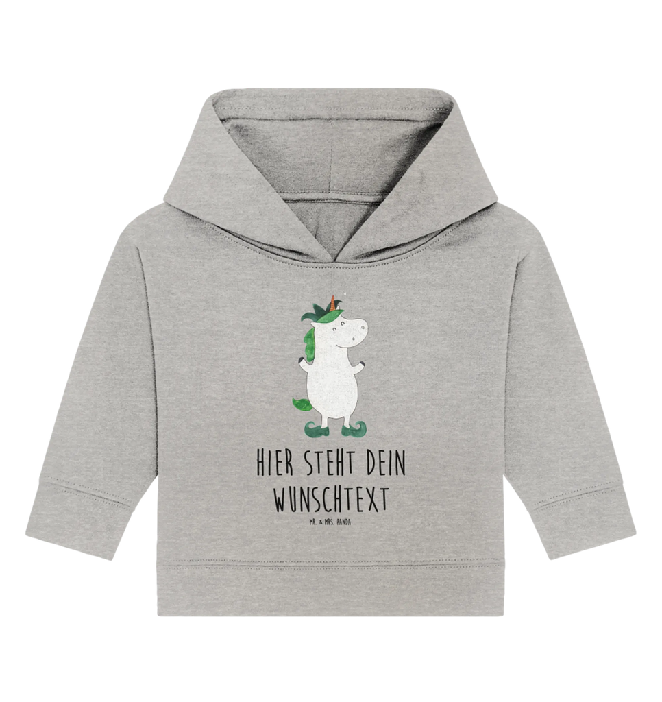 Spersonalizowana bluza z kapturem dla niemowląt Jednorożec Joker Personalisierter Baby Hoodie, Baby Hoodie mit Namen, Babyhoodie Wunschtext, Einhorn, Einhörner, Einhorn Deko, Unicorn, Hofnarr, Mittelalter, Gaukler, Kasper