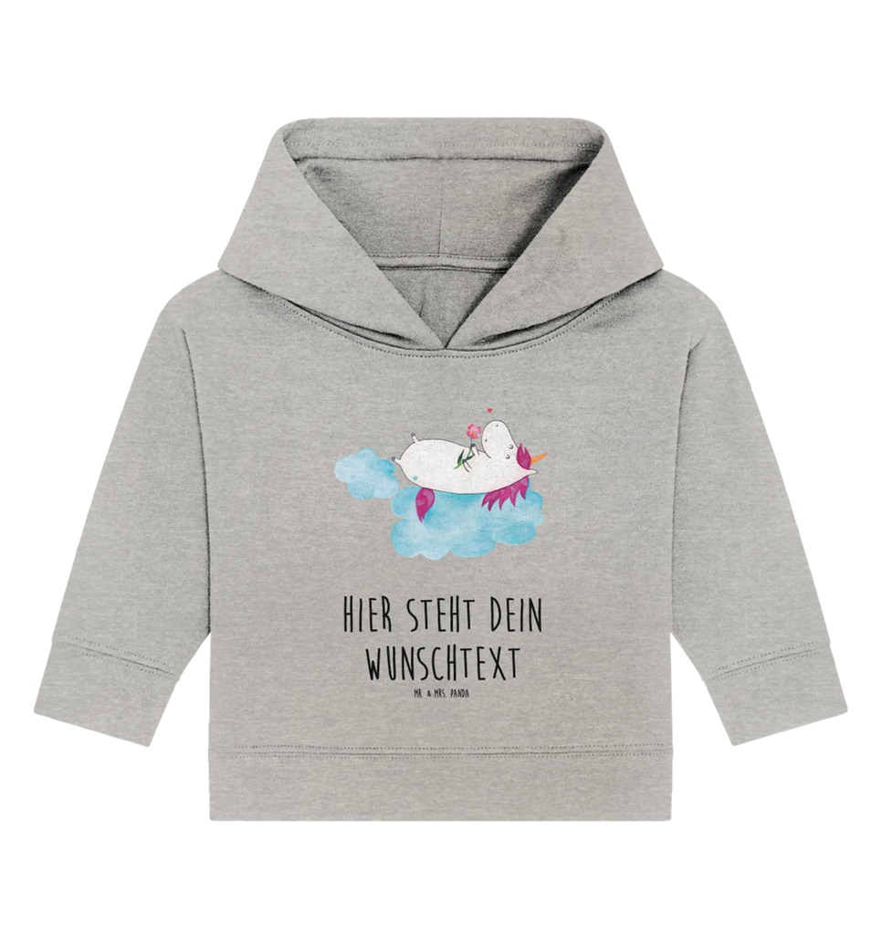 Spersonalizowana bluza z kapturem dla niemowląt Jednorożec Zakochany Babyhoodie Wunschtext, Baby Hoodie mit Namen, Personalisierter Baby Hoodie, Einhorn, Unicorn, Einhörner, Einhorn Deko, Verliebt, Liebe, Freundin, Liebesbeweis, Wolke