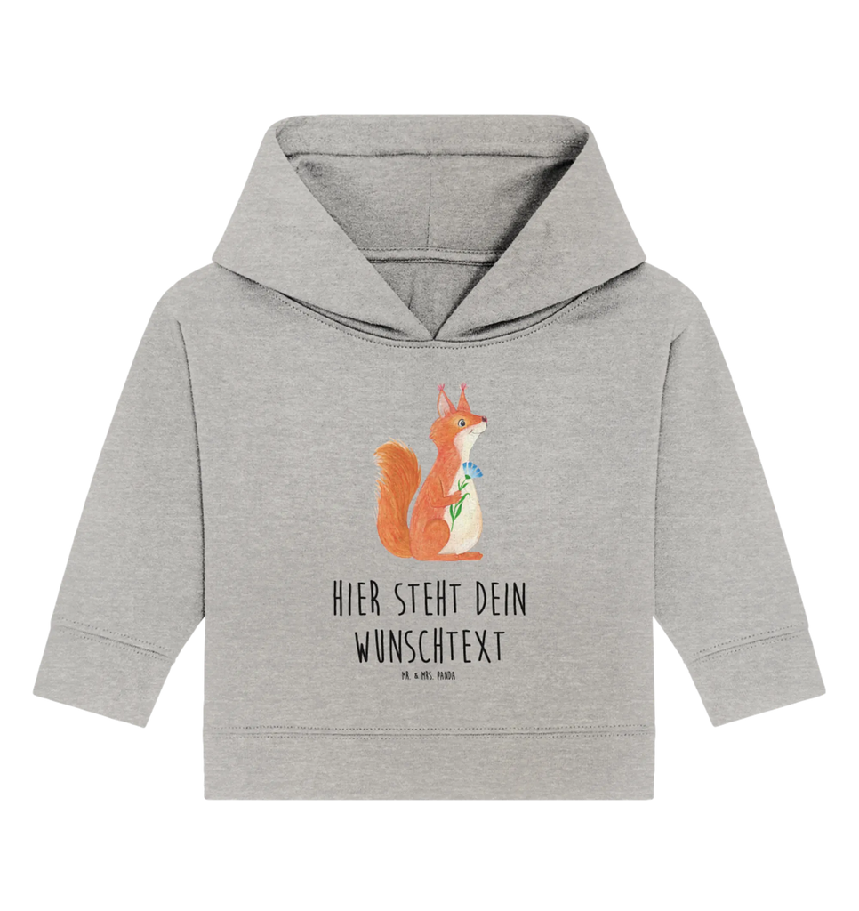 Spersonalizowana bluza z kapturem dla niemowląt wiewiórka kwiat Baby Hoodie mit Namen, Babyhoodie Wunschtext, Personalisierter Baby Hoodie, Tiermotive, Gute Laune, Tiere, Lustige Sprüche, Lachen, glücklich Spruch, Spruch Deko, Spruch Positiv, Eichhorn, Eichhörnchen, Motivation Bilder, Motivation Sprüche, Spaß