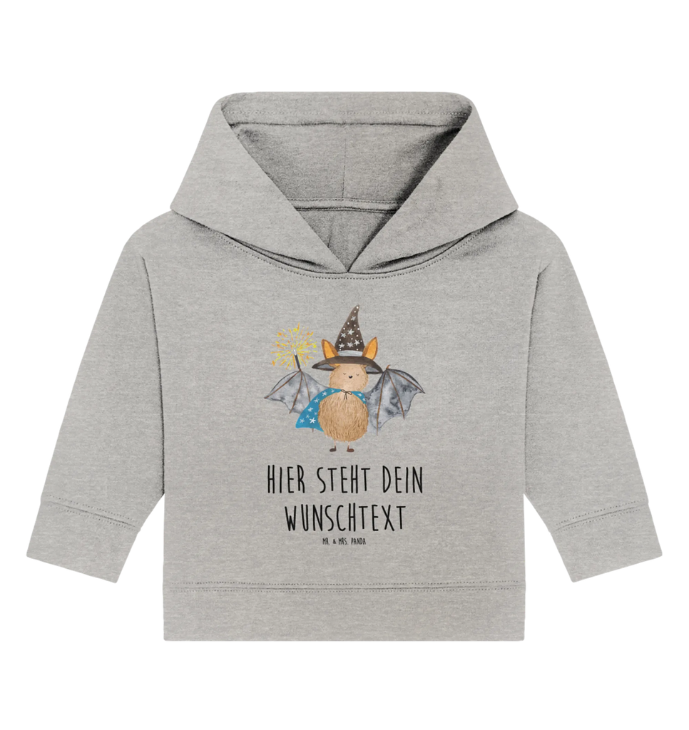 Spersonalizowana bluza z kapturem dla niemowląt Nietoperz czarodziej Personalisierter Baby Hoodie, Babyhoodie Wunschtext, Baby Hoodie mit Namen, Tiermotive, Gute Laune, lustige Sprüche, Tiere, reinsteigern, Frauen, Fledermäuse, Zauberer, Fledermaus, Magier