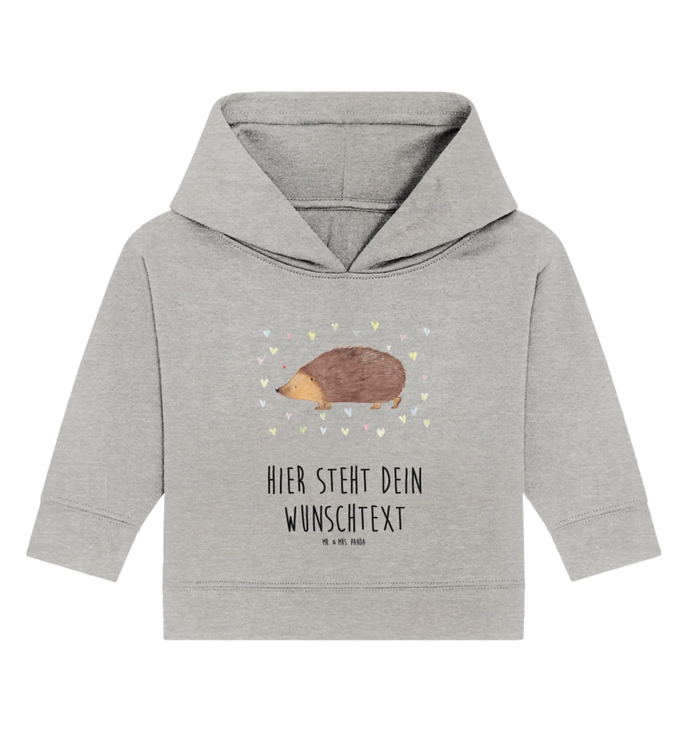 Spersonalizowana bluza z kapturem dla niemowląt jeż serca Baby Hoodie mit Namen, Babyhoodie Wunschtext, Personalisierter Baby Hoodie, Tiermotive, Gute Laune, Tiere, Lustige Sprüche, Kuss, Liebe, Herzen, Vertrauen, Leben, Herz, Igel