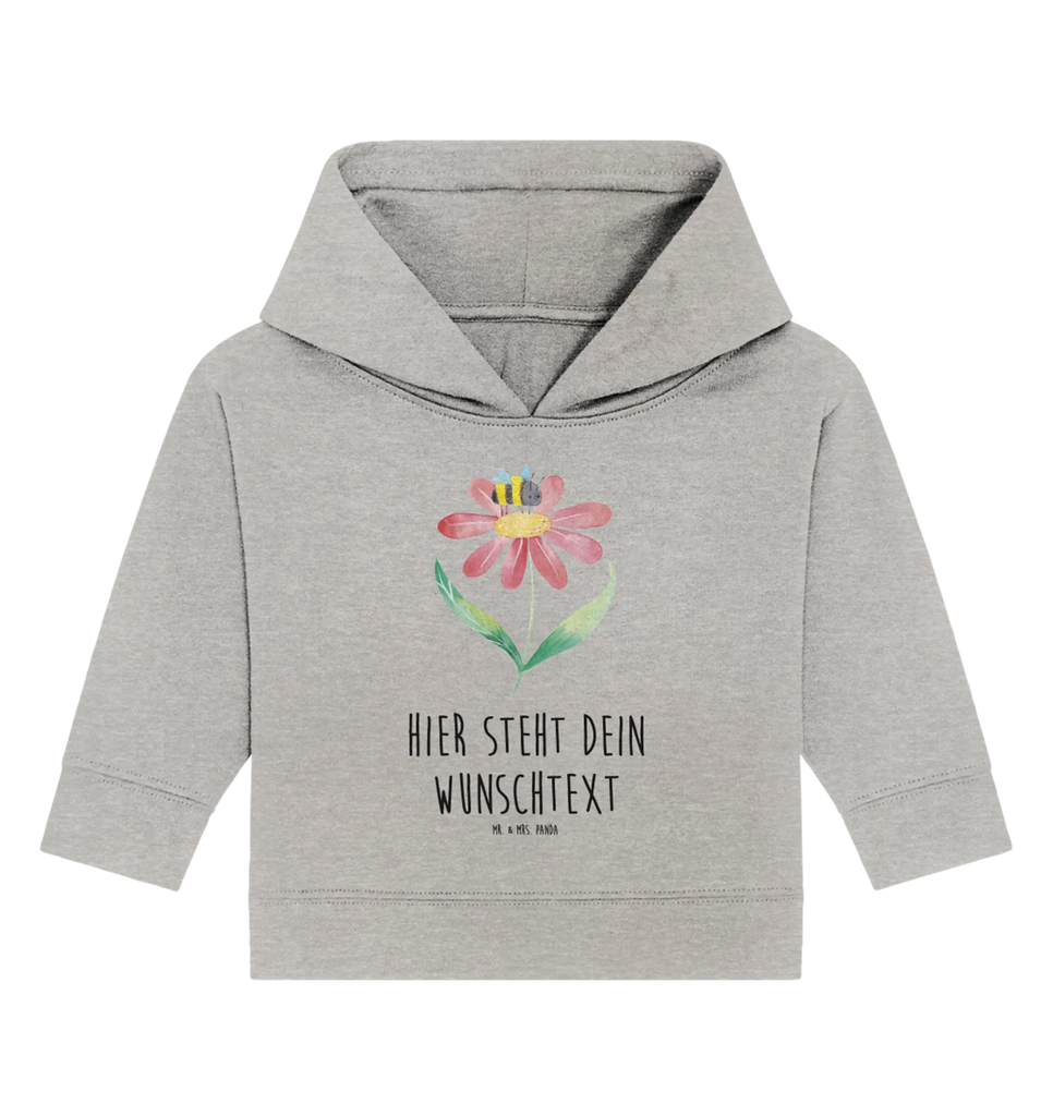 Spersonalizowana bluza z kapturem dla niemowląt trzmiel kwiat Personalisierter Baby Hoodie, Baby Hoodie mit Namen, Babyhoodie Wunschtext, Tiermotive, Gute Laune, lustige Sprüche, Tiere, Natur, Hummel, Blume, Wespe, Hummeln, Flauschig, Feld, Biene