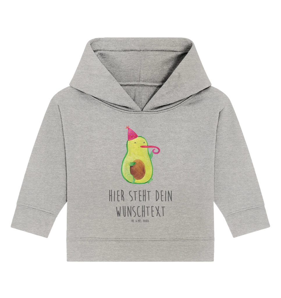 Spersonalizowana bluza z kapturem dla niemowląt Awokado impreza Babyhoodie Wunschtext, Baby Hoodie mit Namen, Personalisierter Baby Hoodie, Avocado, Veggie, Vegan, Gesund, Party, Feierlichkeit, Tröte, Geburtstag, Gute Laune, Feier, Fete