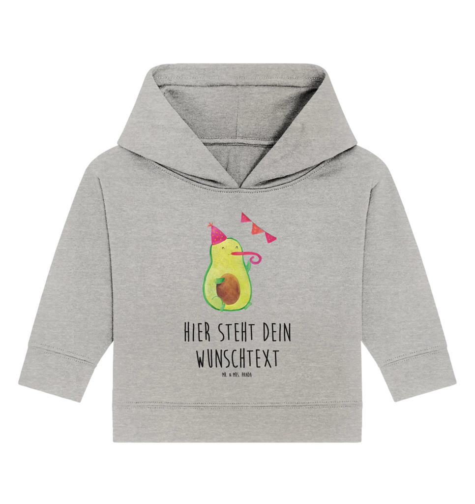 Spersonalizowana bluza z kapturem dla niemowląt Awokado Czas na imprezę Babyhoodie Wunschtext, Personalisierter Baby Hoodie, Baby Hoodie mit Namen, Avocado, Veggie, Vegan, Gesund