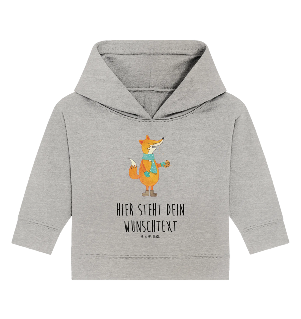 Spersonalizowana bluza z kapturem dla niemowląt lis ciasteczko Babyhoodie Wunschtext, Personalisierter Baby Hoodie, Baby Hoodie mit Namen, Fuchs, Liebe, Füchse, Weihnachtszeit, Winter, Plätzchen, Backen Spruch, Küche Deko, Kekse