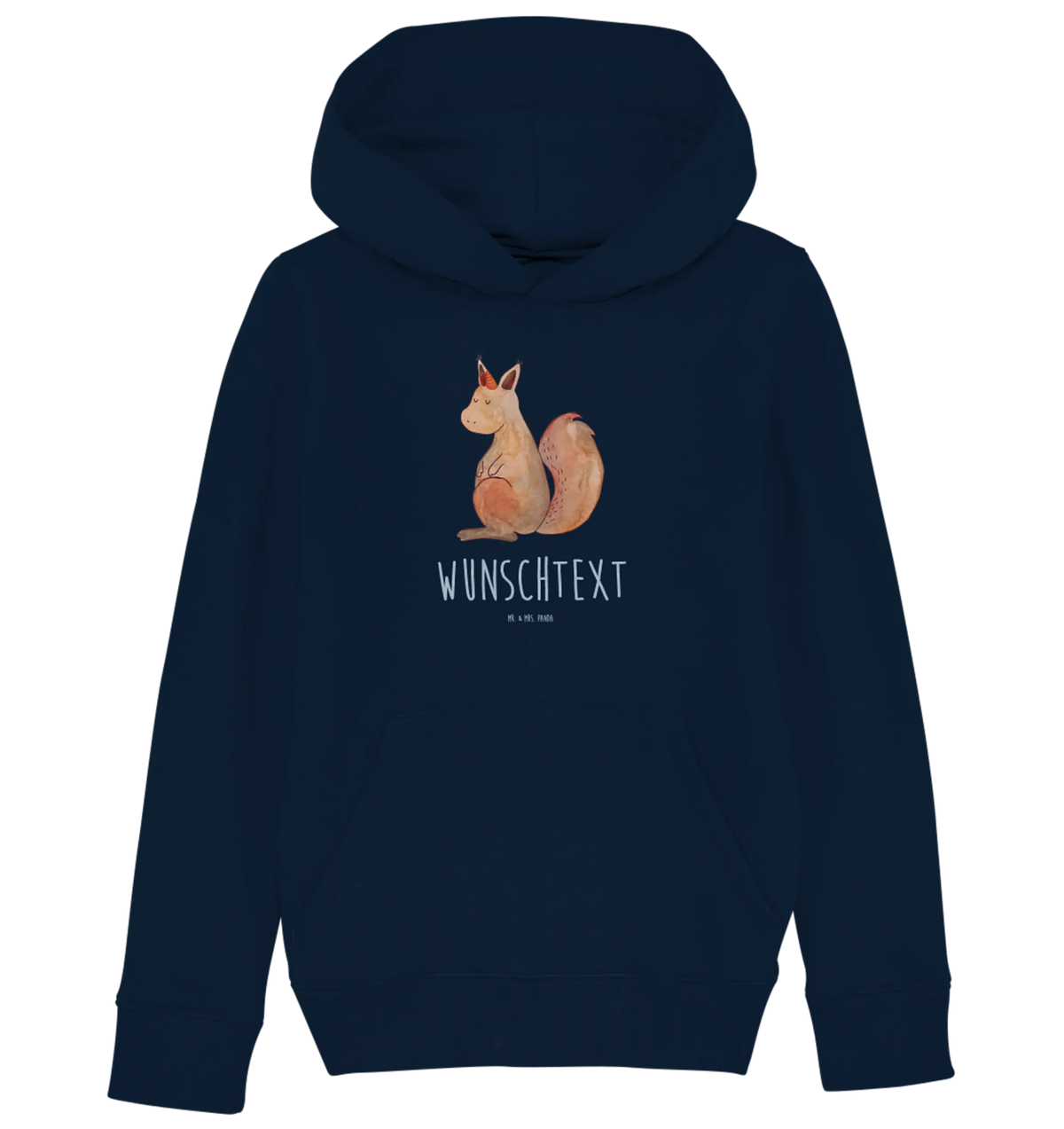 Personalized Kids Hoodie unicorn Believe squirrel
