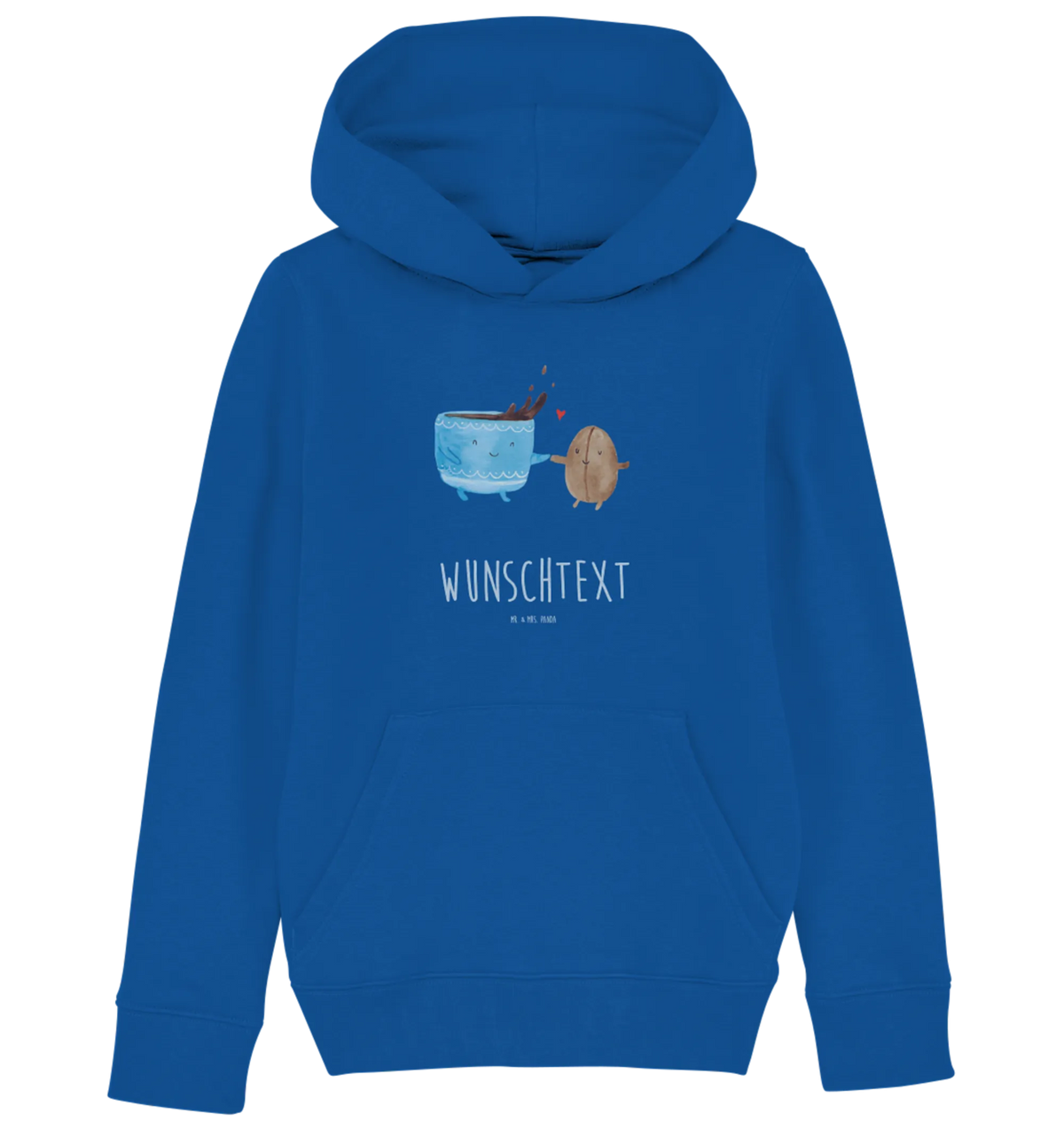 Personalizowana bluza z kapturem dla dzieci kawa ziarno Motywy zwierzęce, dobra energia, zabawne powiedzonka, zwierzęta