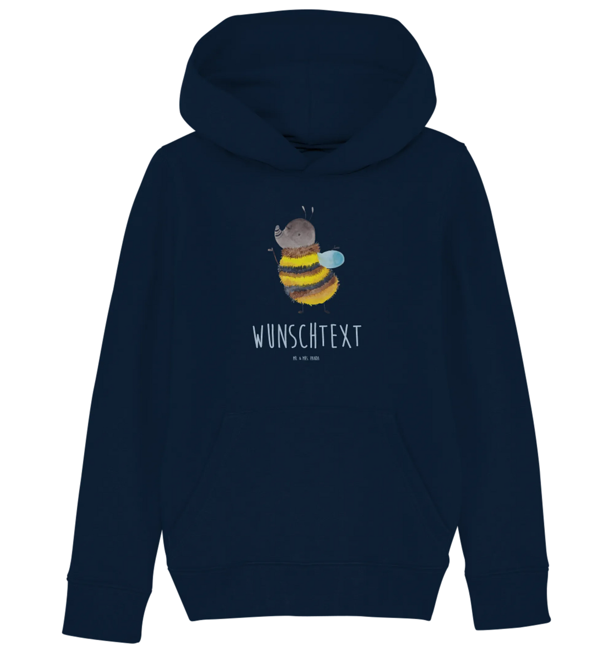 Personalized Kids Hoodie bumblebee fluffy card, gift ideas, gifts, small animals, cute, cute animal motives, hand drawn, funny sayings, good mood, special gifts, animal lover, Nature, Fluffy, Bumblebee, Flower