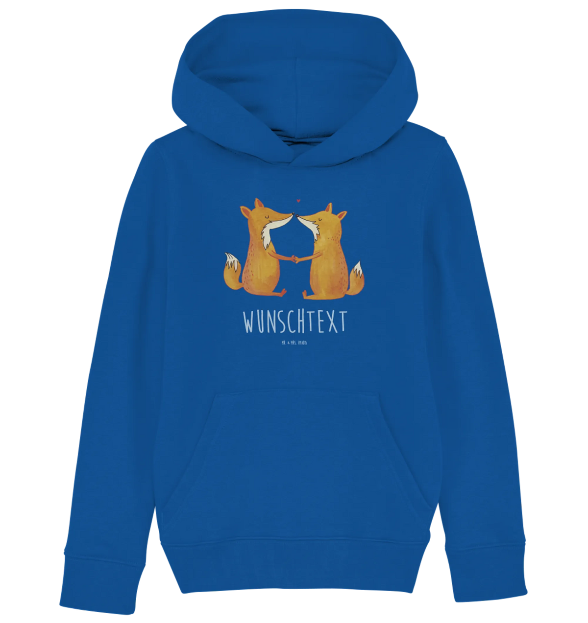 Personalizowana bluza z kapturem dla dzieci lisy miłość Lis