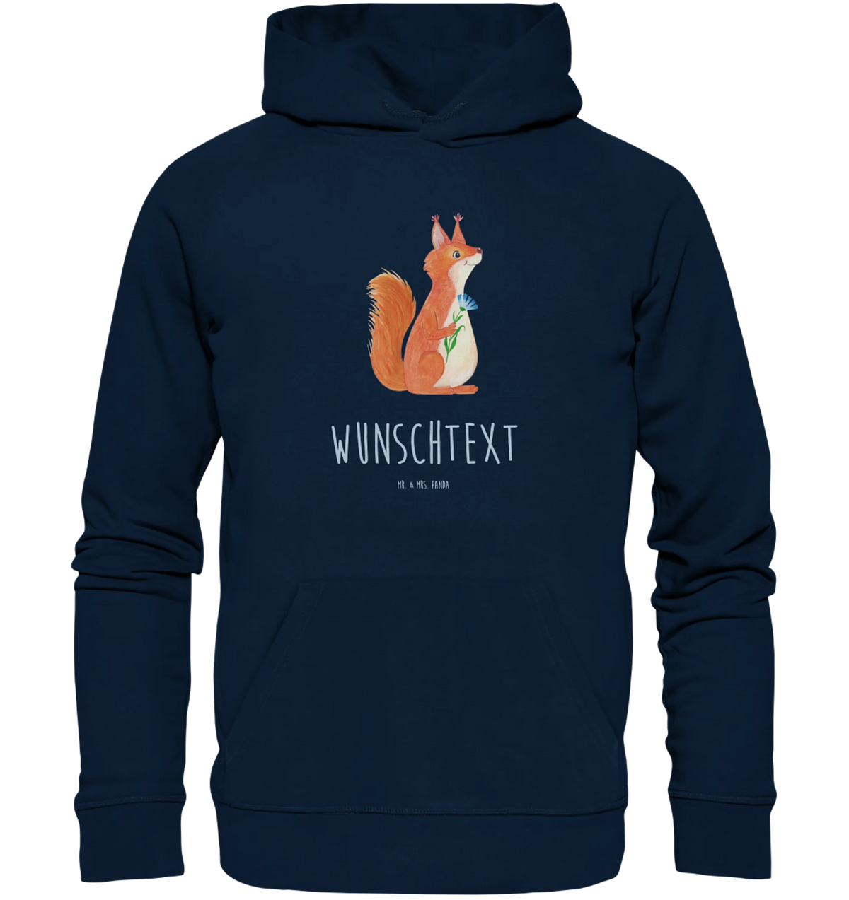 Personalized hoodie Squirrel flower cute, small animals, card, gift ideas, gifts, animal lover, special gifts, good mood, funny sayings, hand drawn, cute animal motives, Squirrel, happy saying, saying decoration, motivation sayings, laughter, motivation pictures, fun, positive saying